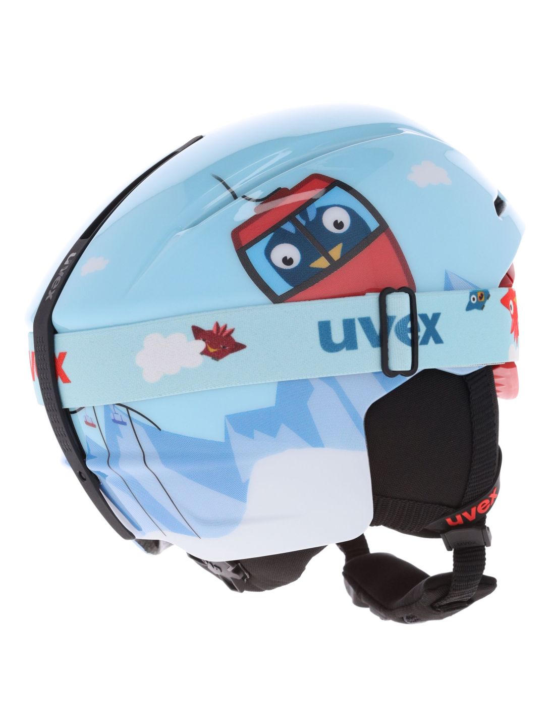 Uvex, Viti Set + Speedy Pro casque de ski enfants Light Blue Birdy bleu 