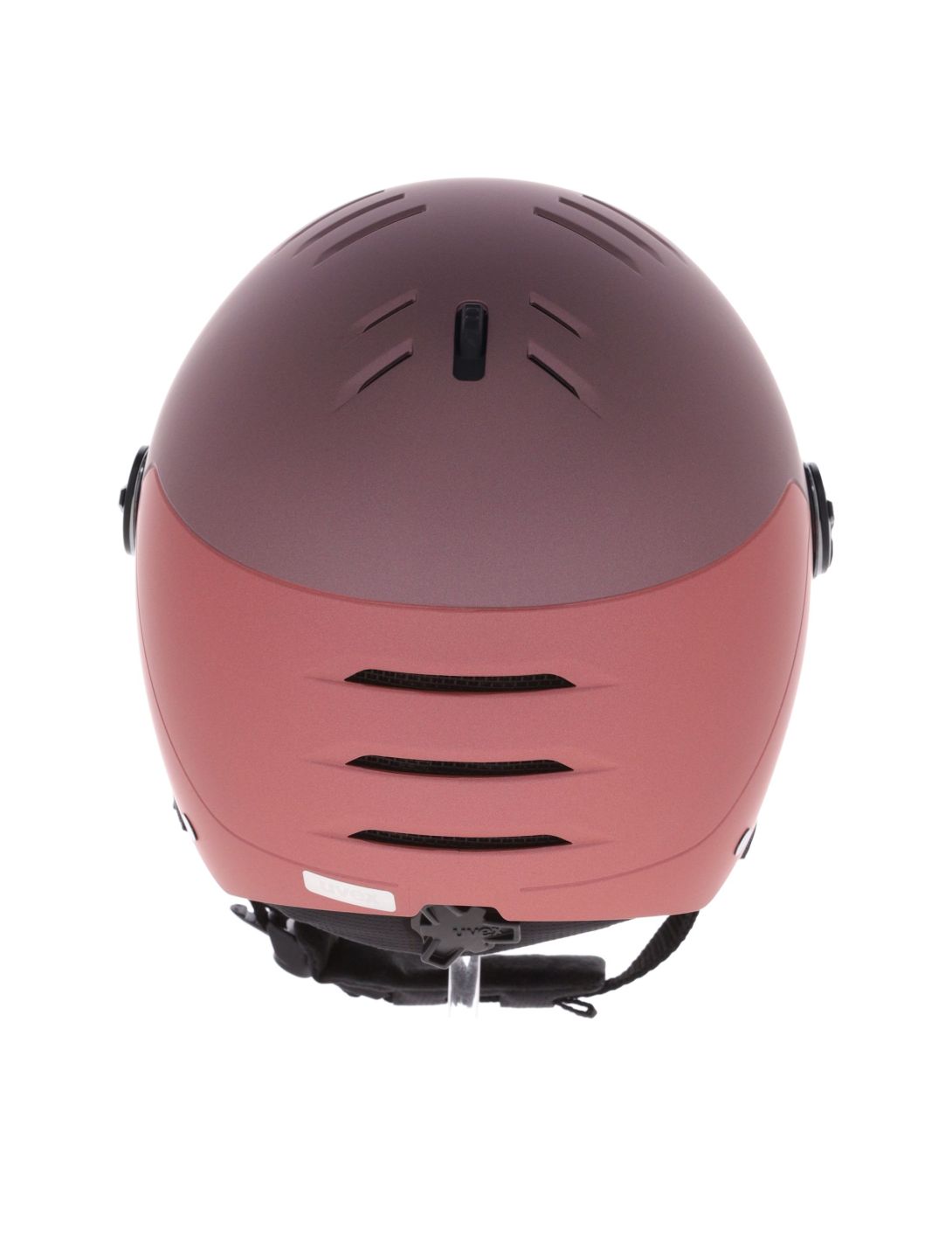 Uvex, Wanted Visor casque de ski avec visière unisexe Bramble Antique Rose Matt / Mirror Silver rose, violet 