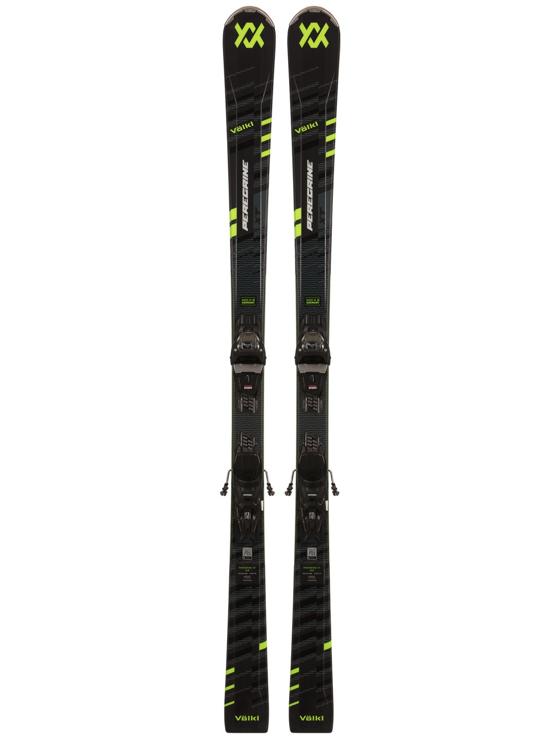 Völkl, Peregrine XT + Vmotion 10 GW skis unisexe Black Yellow jaune, noir 