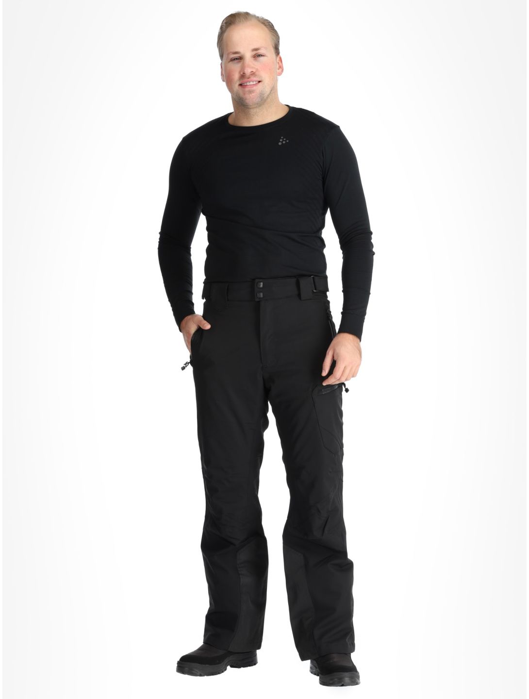 Watts, GOSTT pantalon de ski hommes Full Black noir 