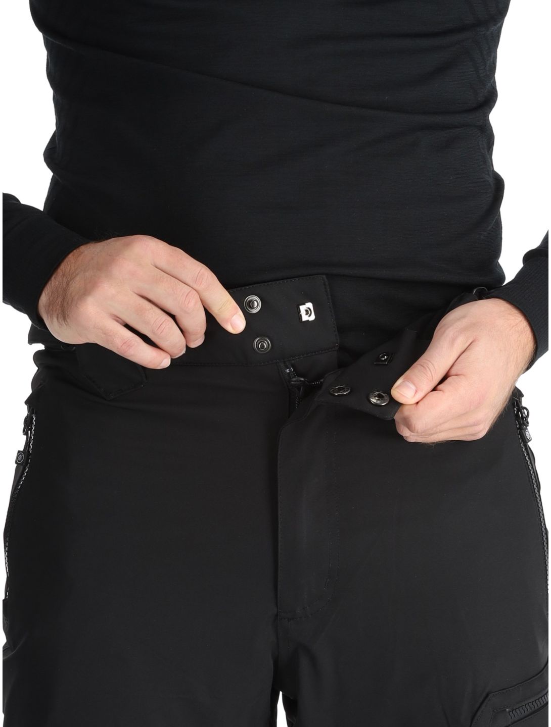 Watts, GOSTT pantalon de ski hommes Full Black noir 