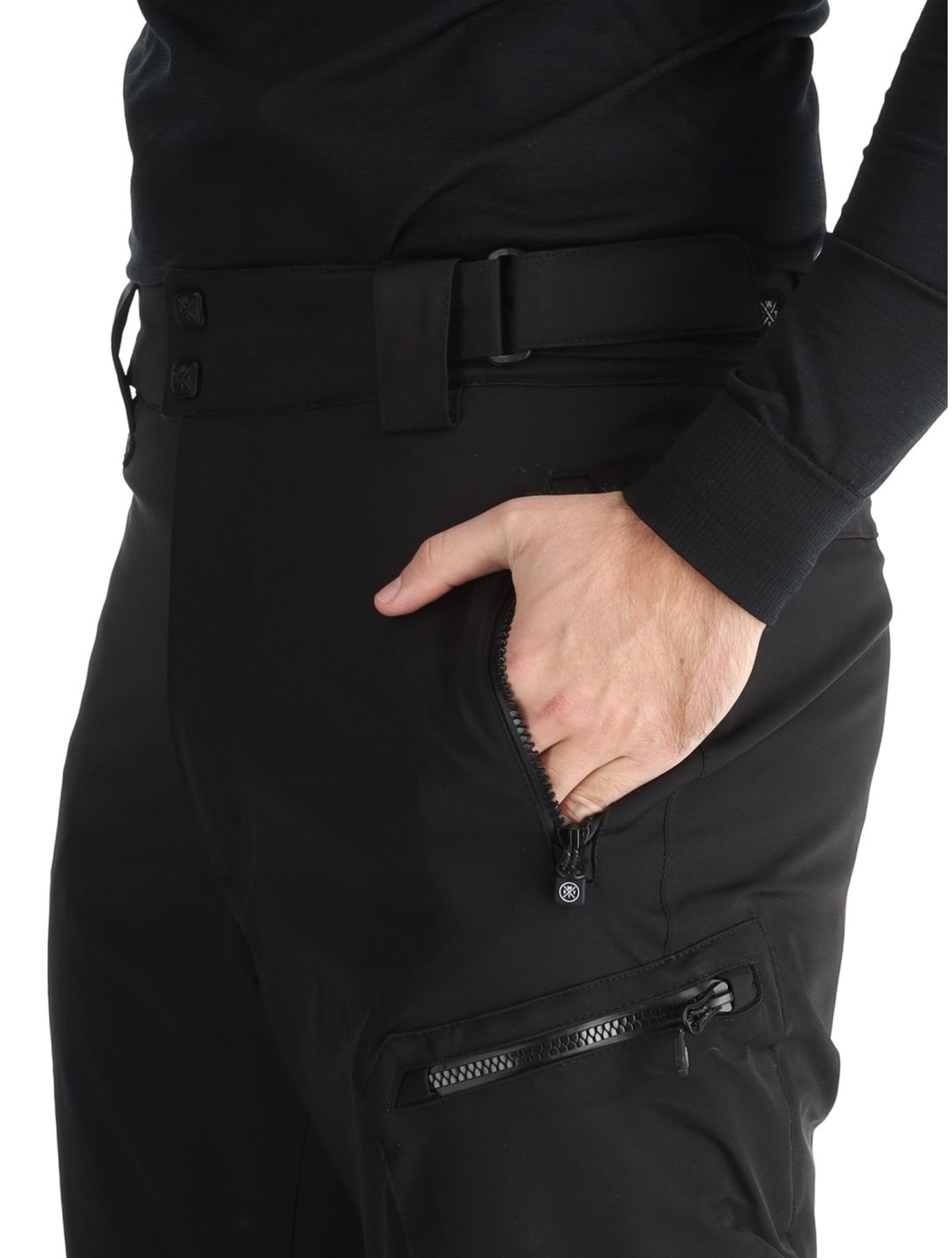 Watts, GOSTT pantalon de ski hommes Full Black noir 