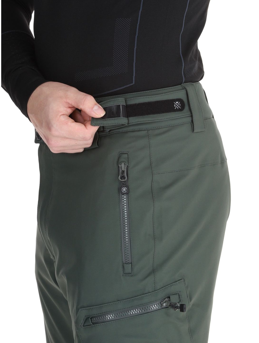 Watts, GOSTT pantalon de ski hommes Full Forest Green vert 