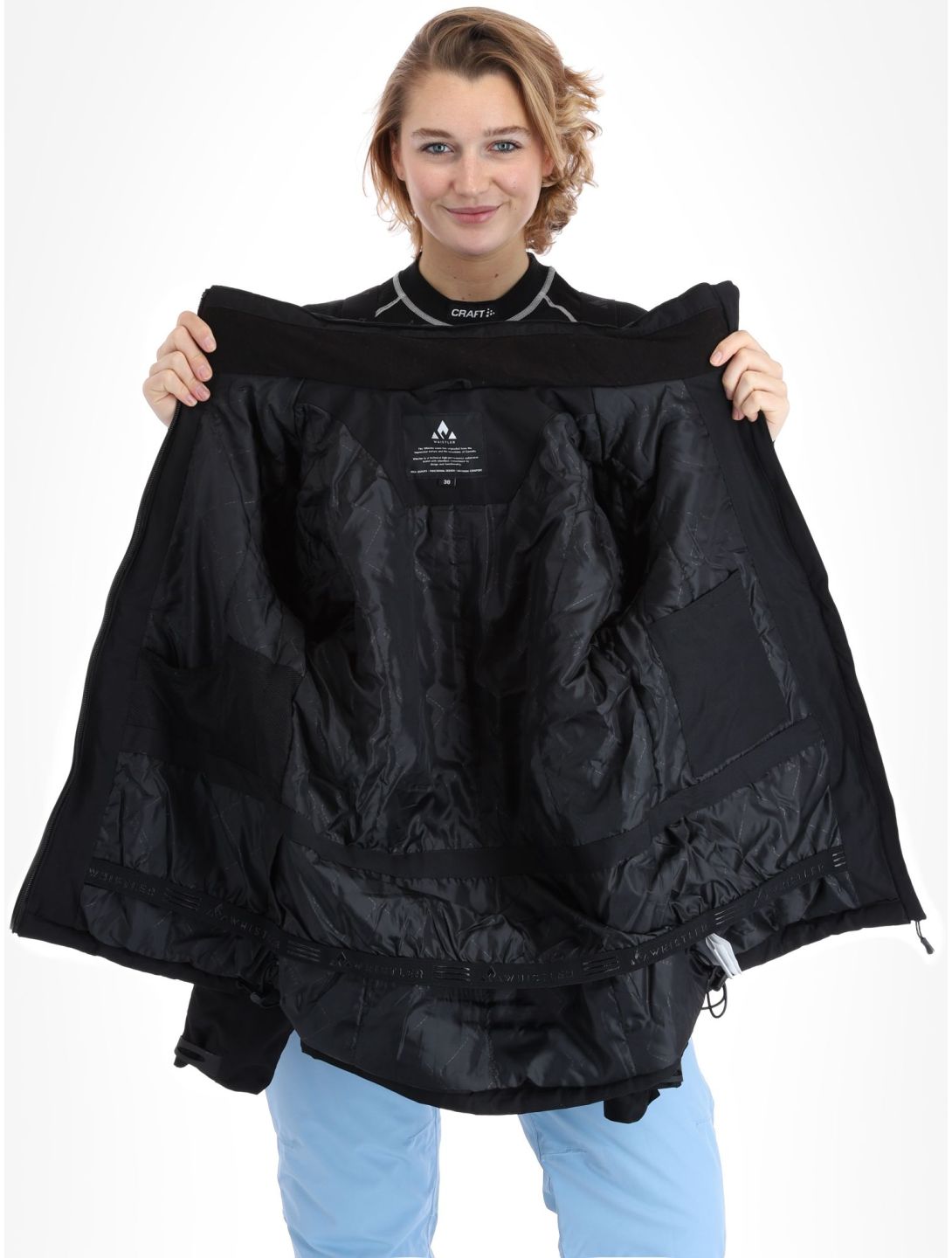 Whistler, Drizzle veste de ski femmes Black noir 