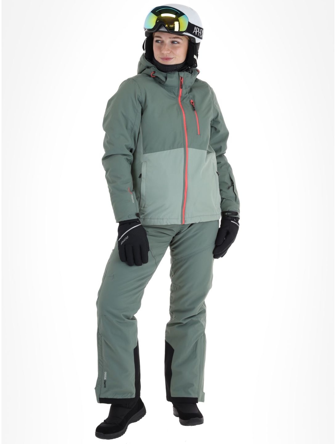 Whistler, Drizzle veste de ski femmes Lily Pad vert 