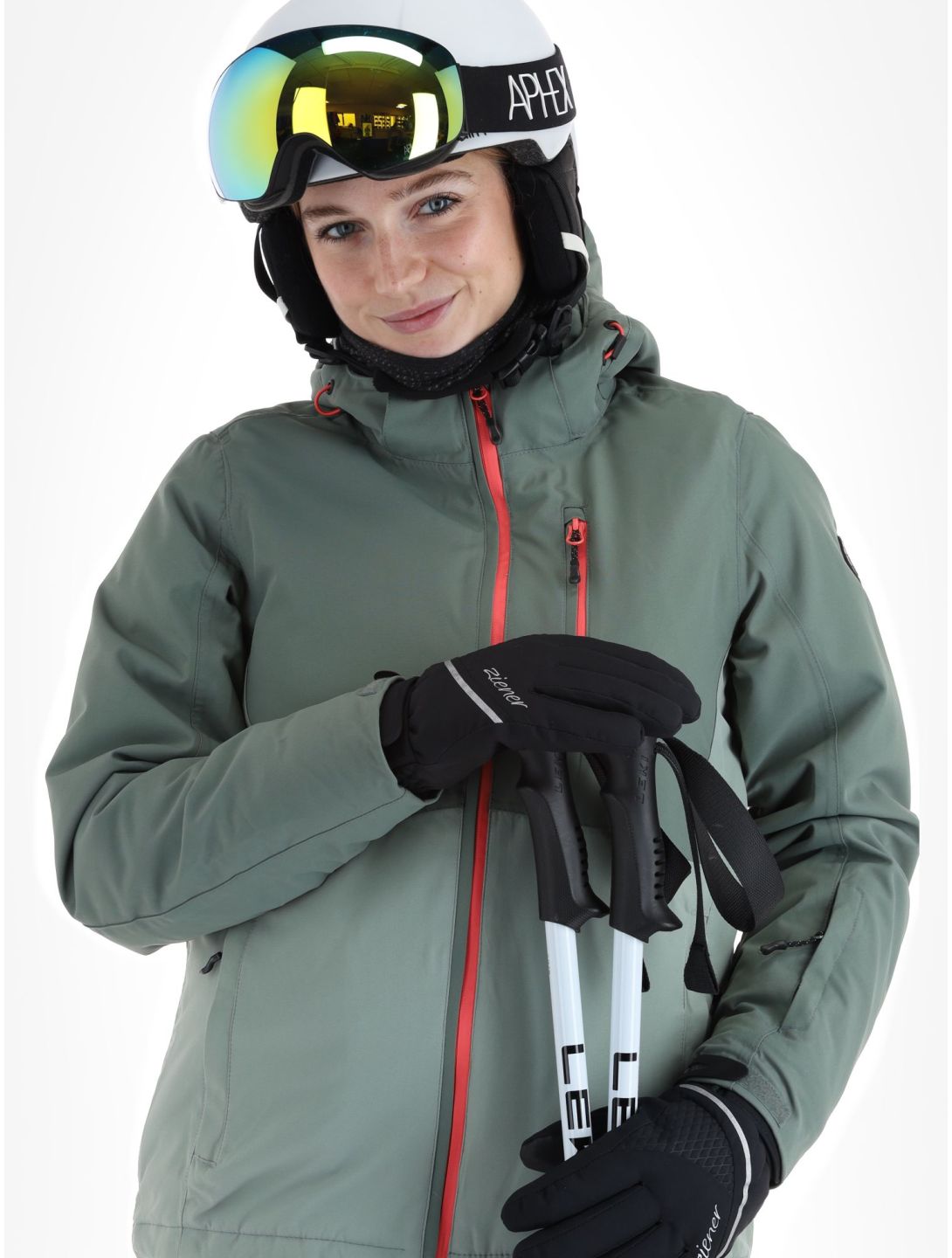 Whistler, Drizzle veste de ski femmes Lily Pad vert 