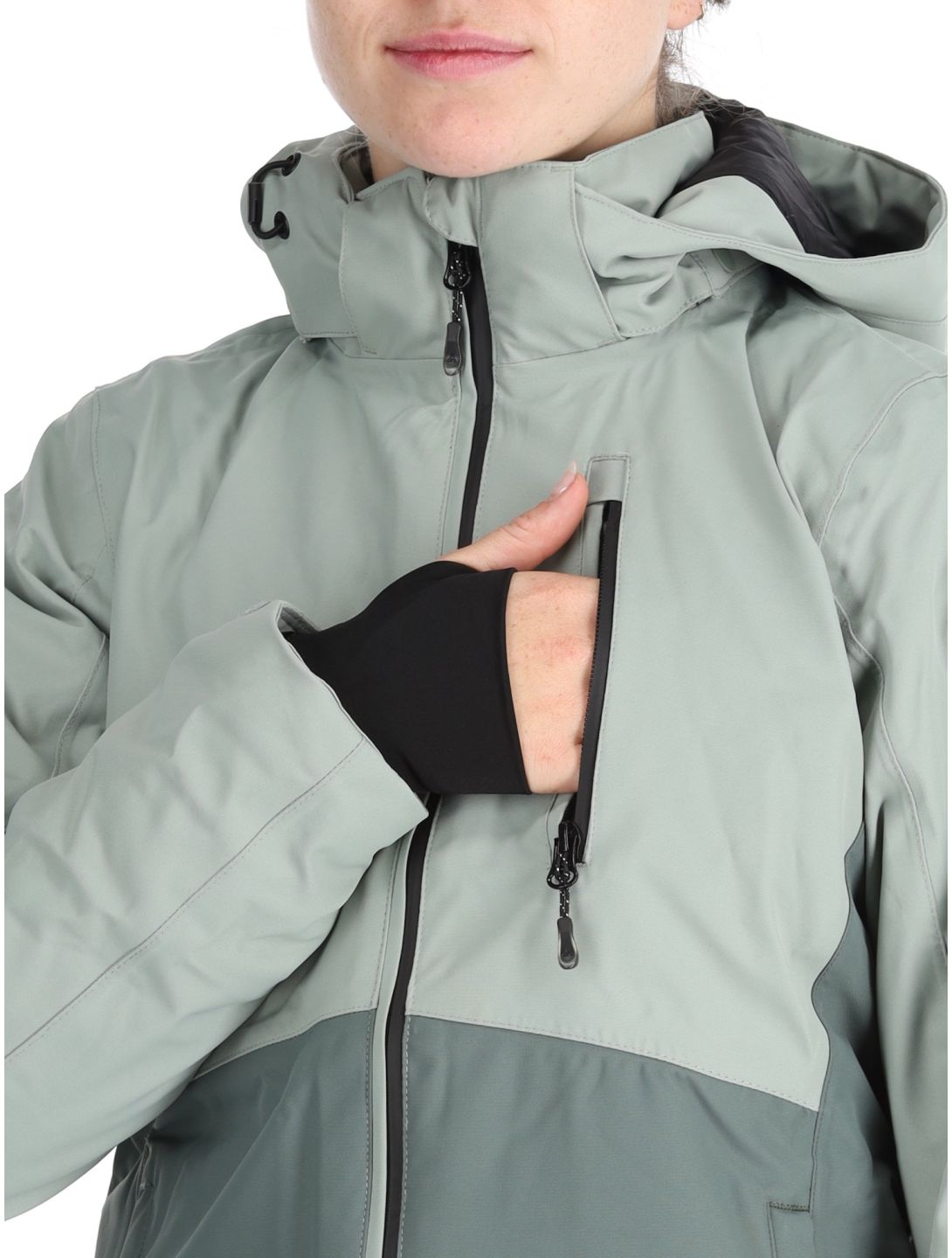 Whistler, Drizzle veste de ski femmes Slate Gray gris 