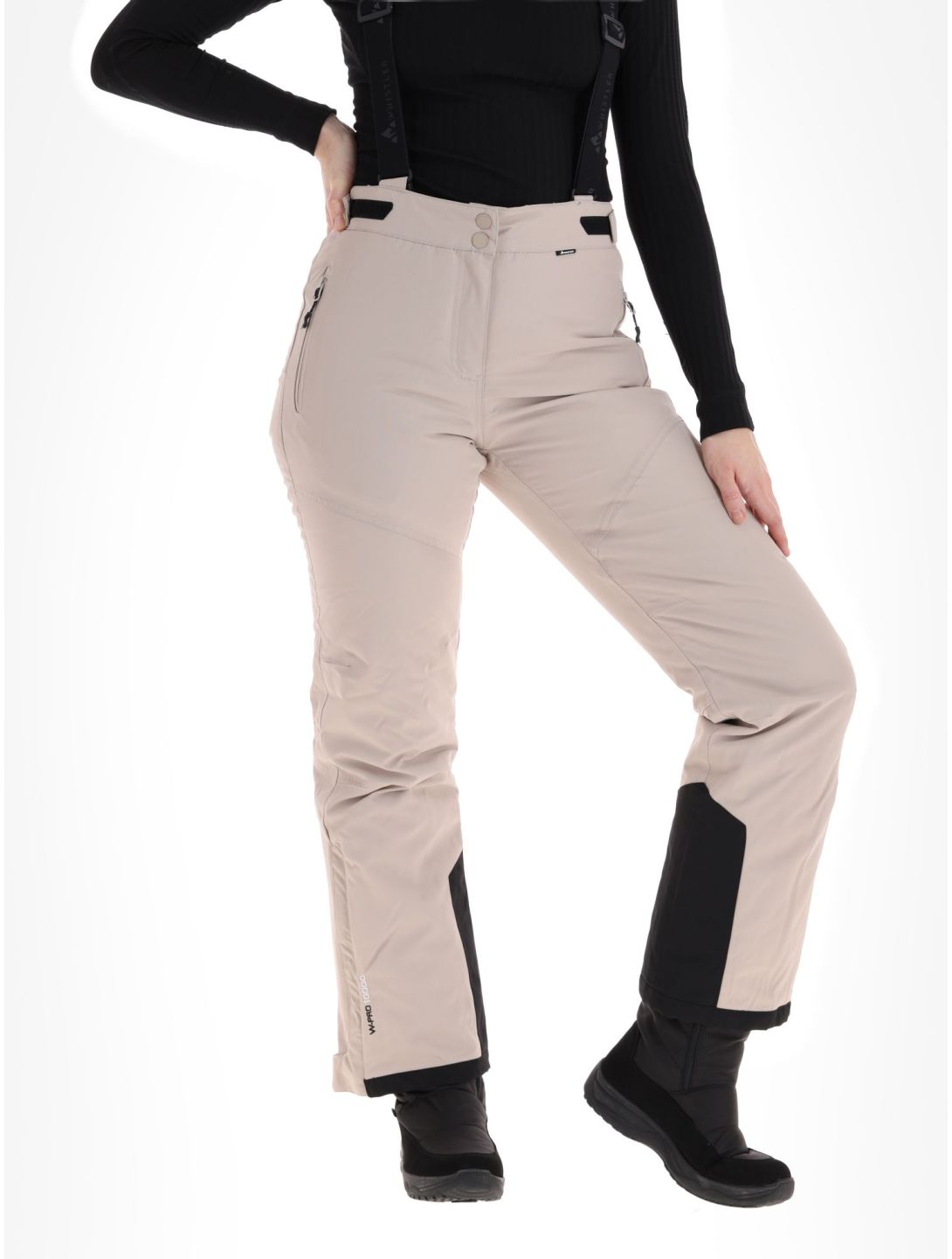 Whistler, Drizzle pantalon de ski femmes Simply Taupe gris 