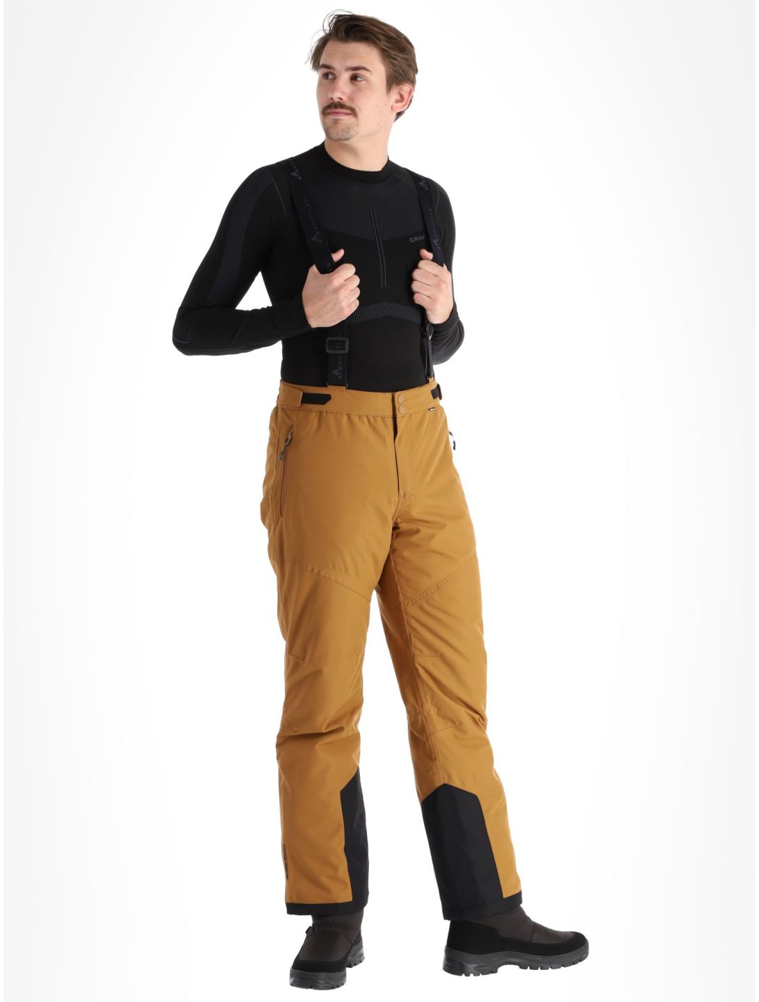 Whistler, Drizzle pantalon de ski hommes Rubber brun 