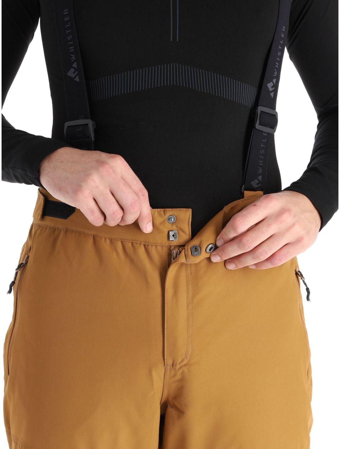 Whistler, Drizzle pantalon de ski hommes Rubber brun 