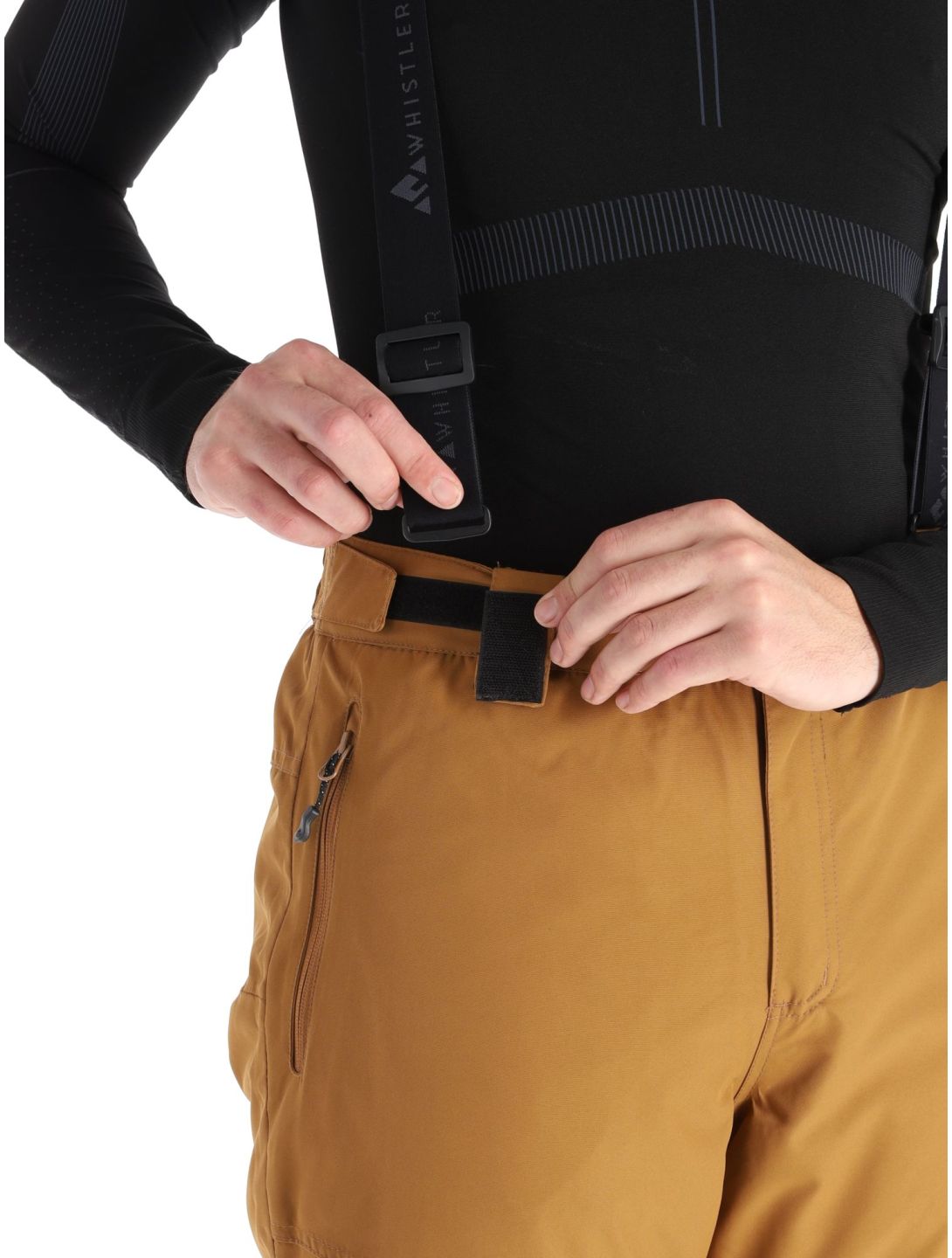 Whistler, Drizzle pantalon de ski hommes Rubber brun 