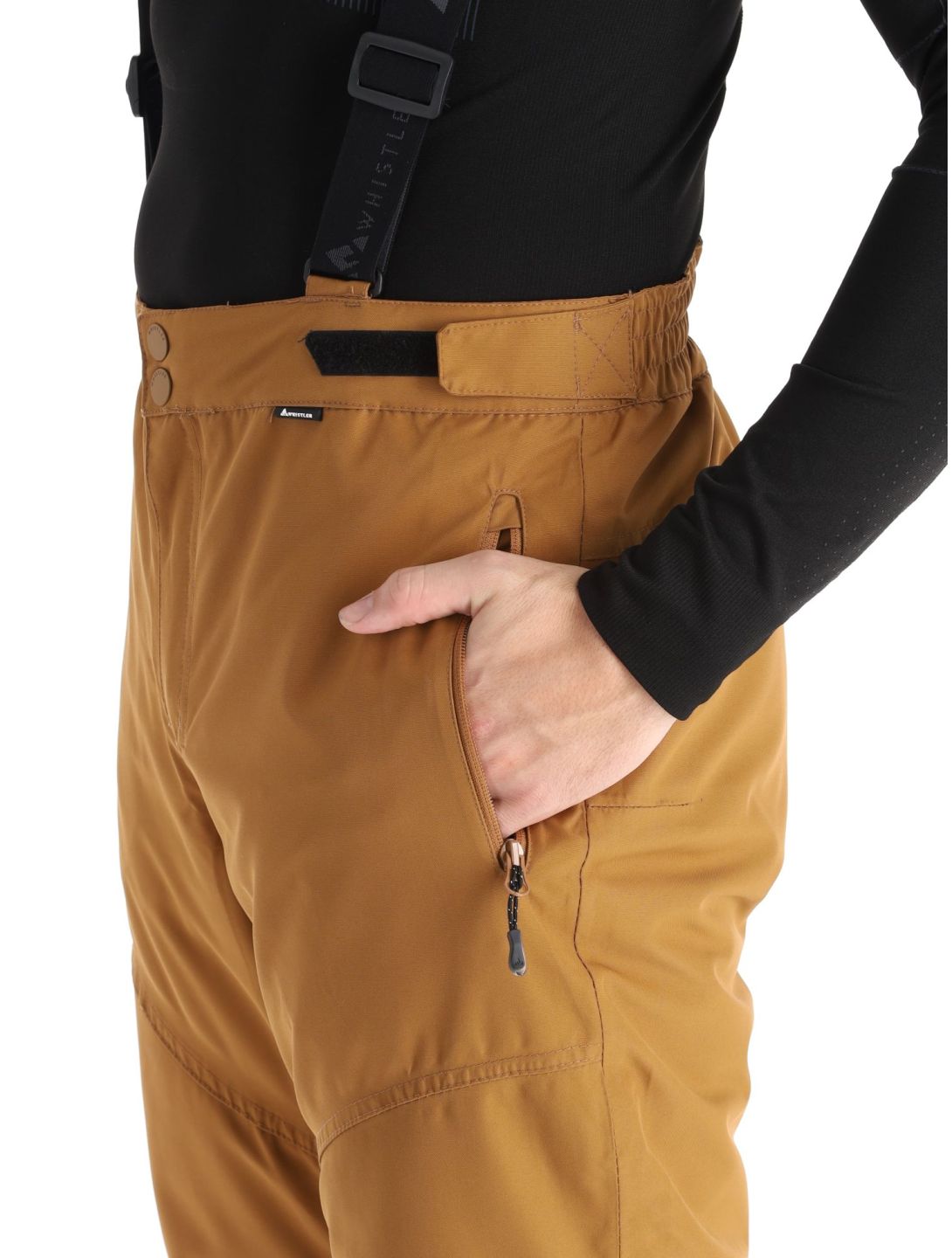 Whistler, Drizzle pantalon de ski hommes Rubber brun 