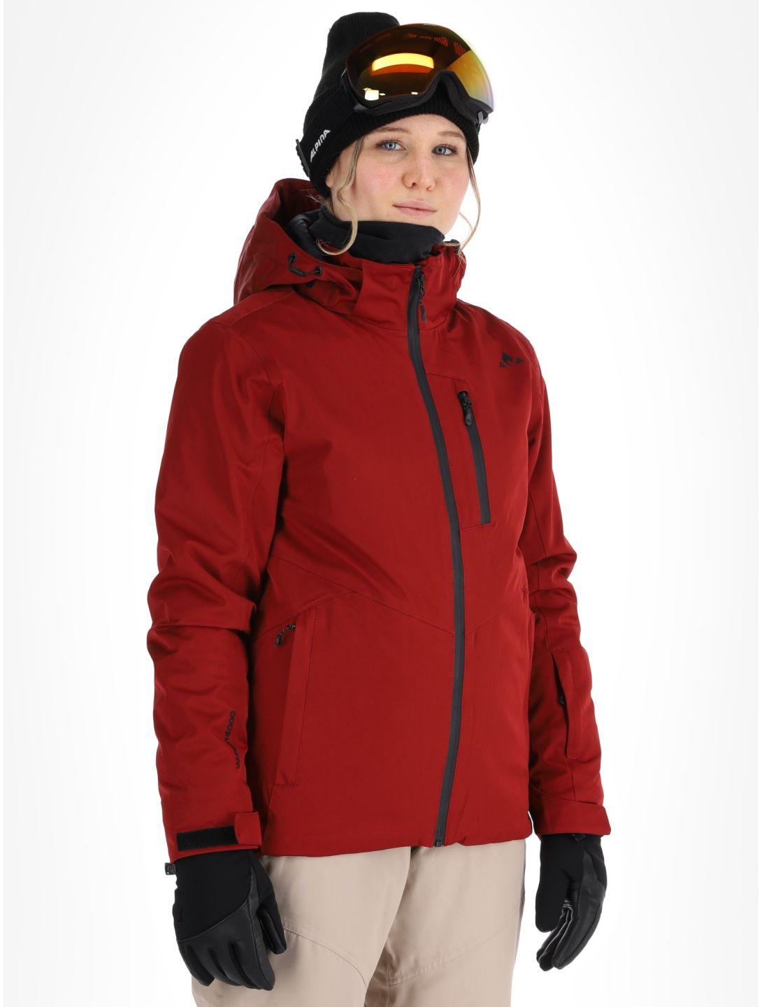 Whistler, Jada veste de ski femmes Sun Dried Tomato rouge 