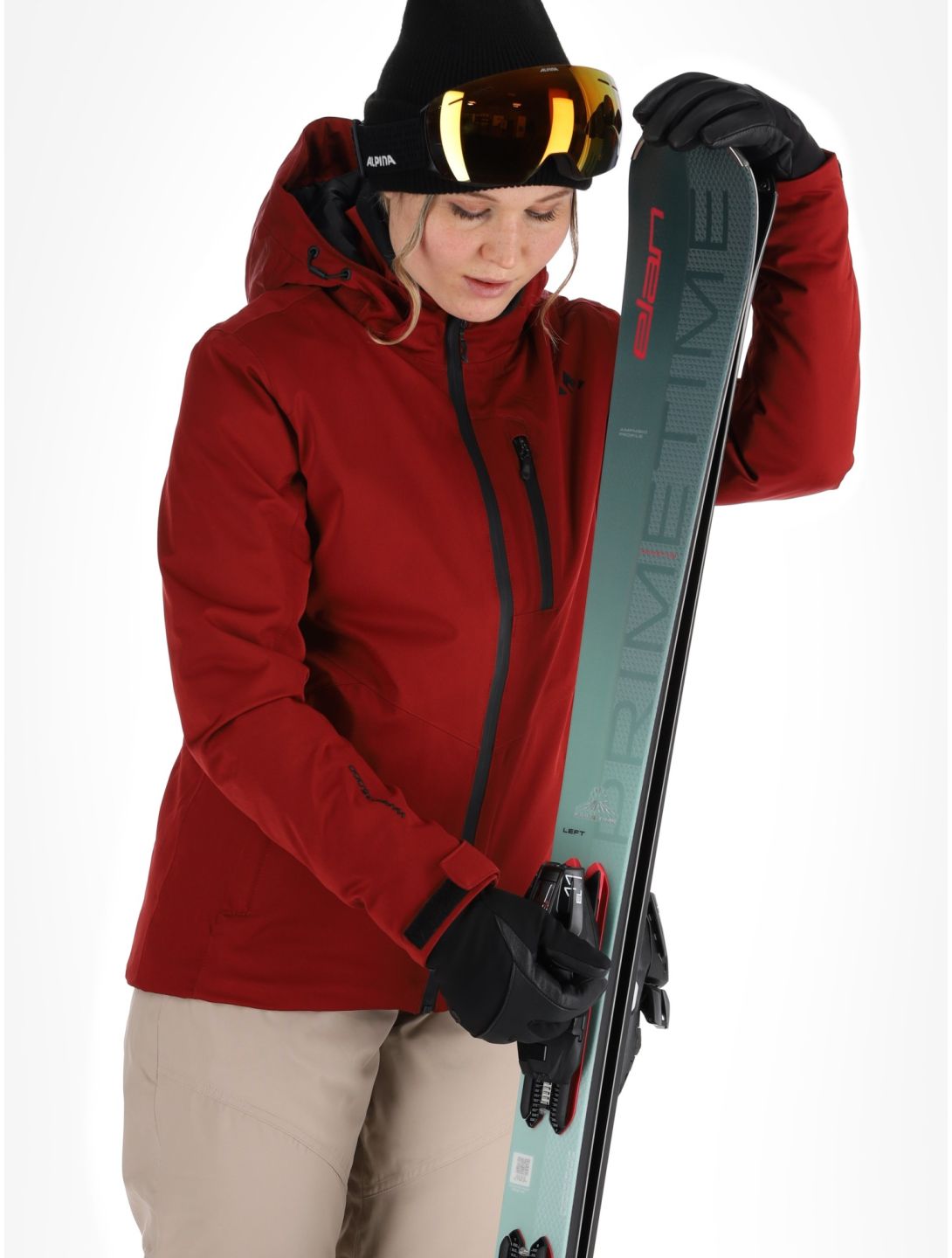 Whistler, Jada veste de ski femmes Sun Dried Tomato rouge 