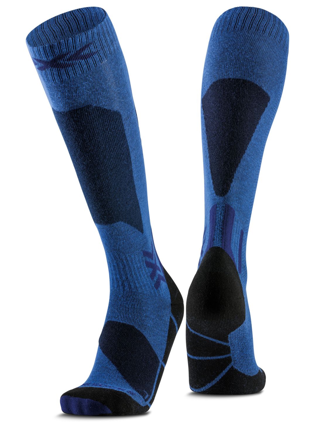 X-Socks, Ski Discover Otc chaussette de compression enfants Blue Blossom / Marine bleu 