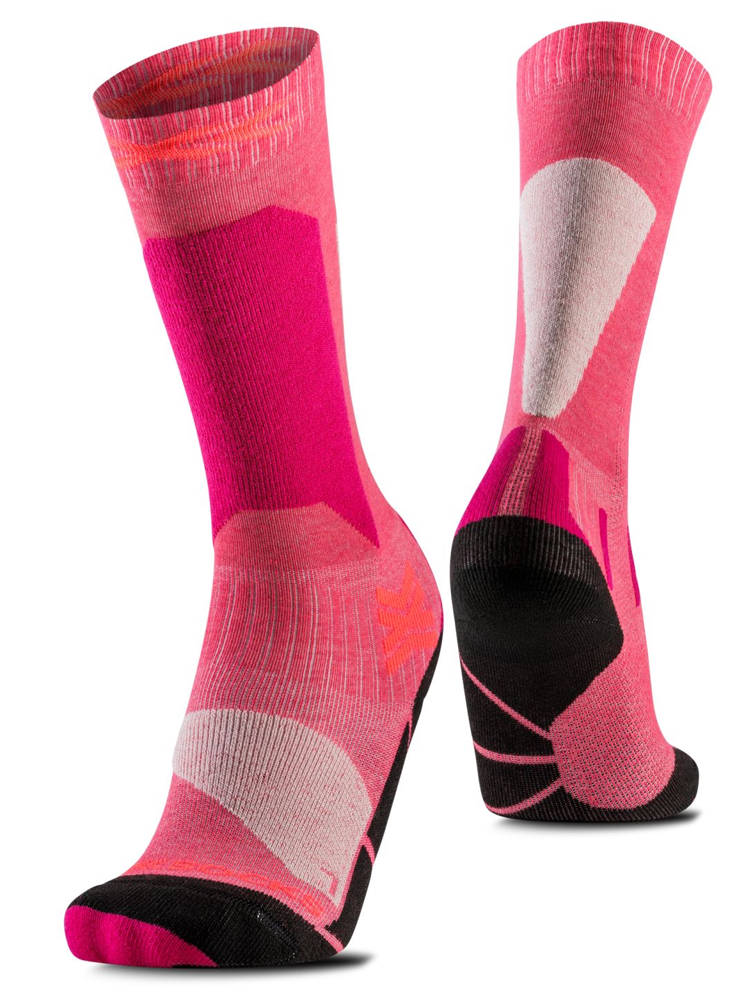 X-Socks, Ski Discover Otc chaussette de compression enfants Light Pink / Light Sand beige, rose 