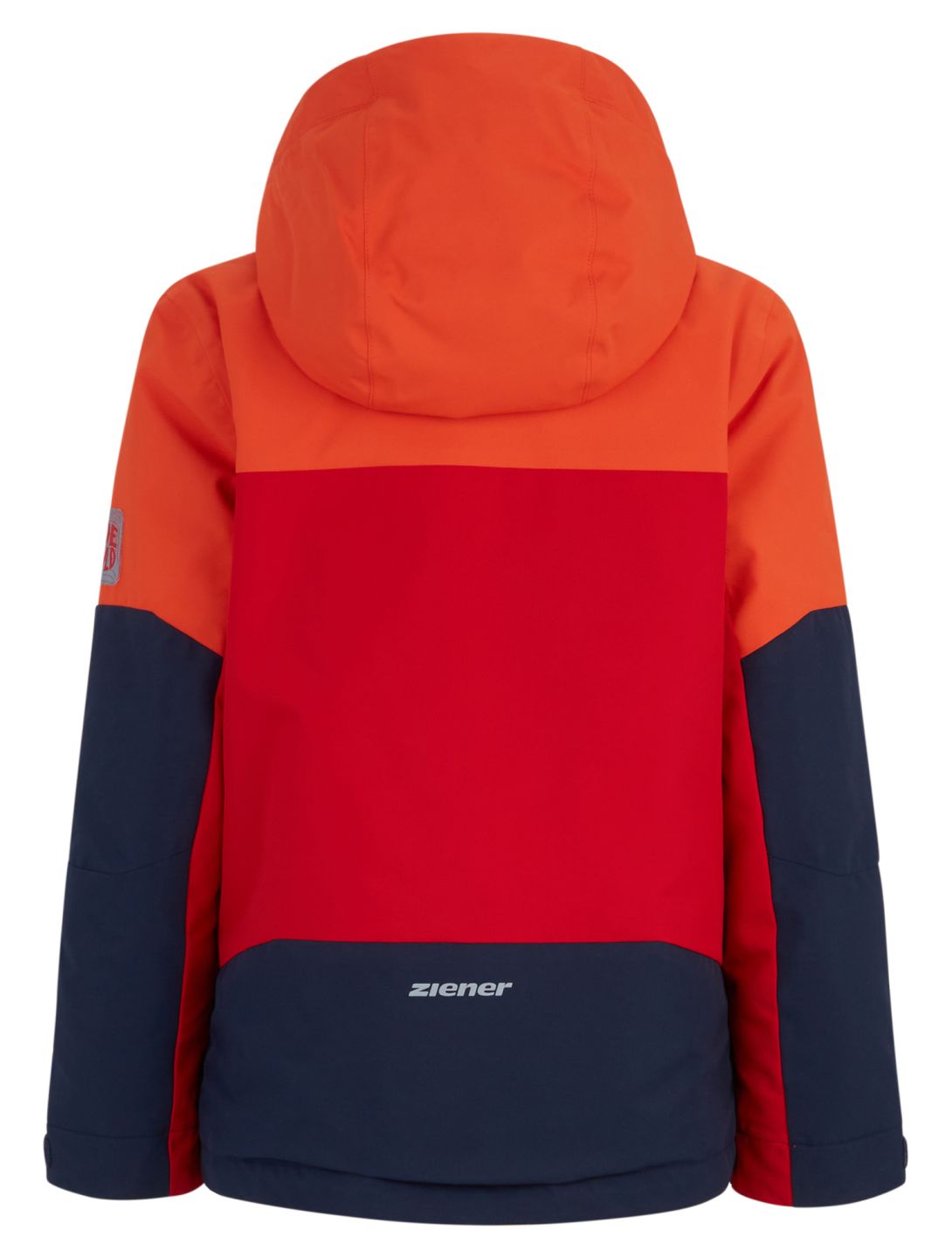 Ziener, Agimo Junior veste de ski enfants Red Salsa bleu, orange, rouge 