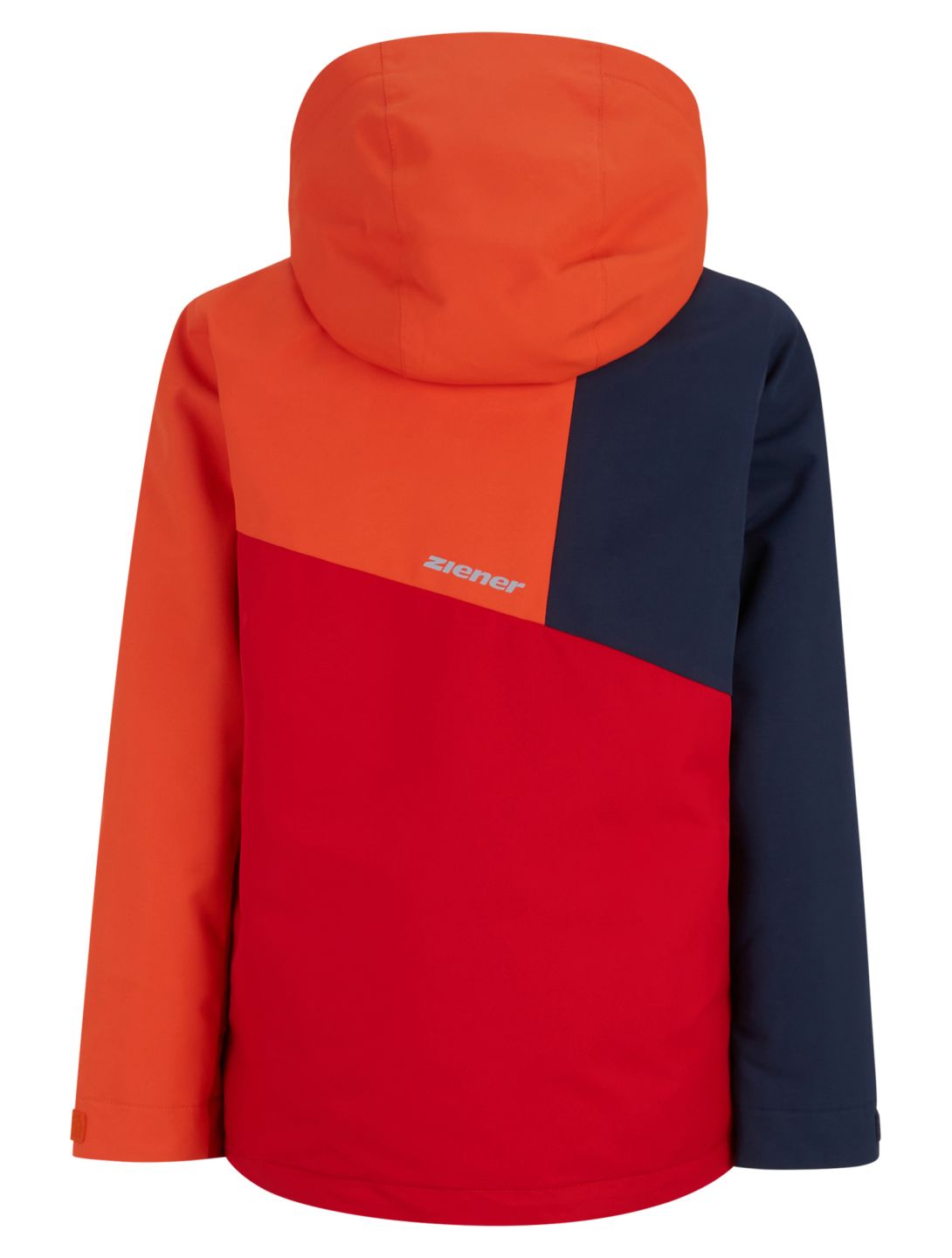 Ziener, Anzo Junior veste de ski enfants Red Salsa bleu, orange, rouge 