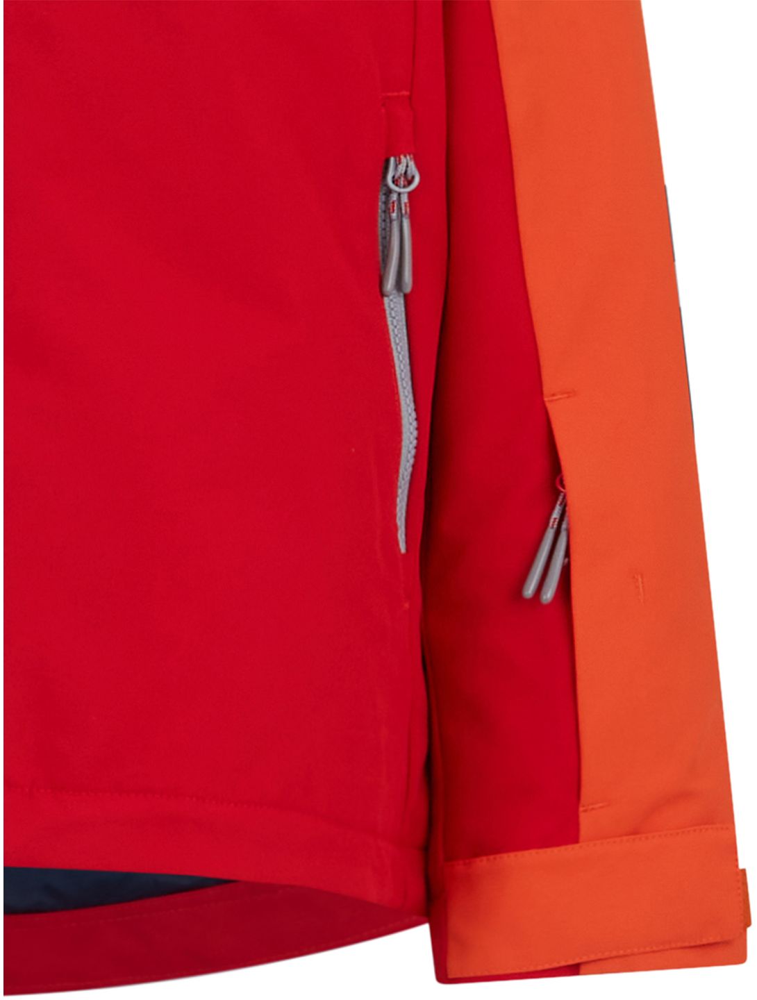 Ziener, Anzo Junior veste de ski enfants Red Salsa bleu, orange, rouge 