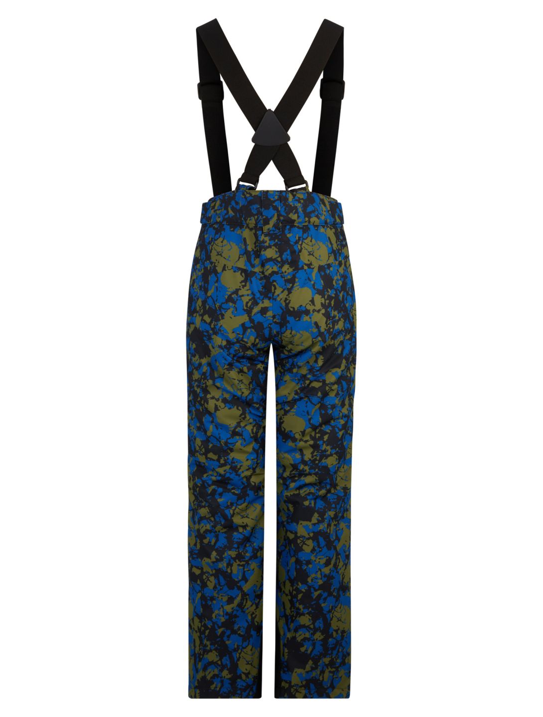 Ziener, Axi Junior pantalon de ski enfants Natural Camo bleu, noir, vert 