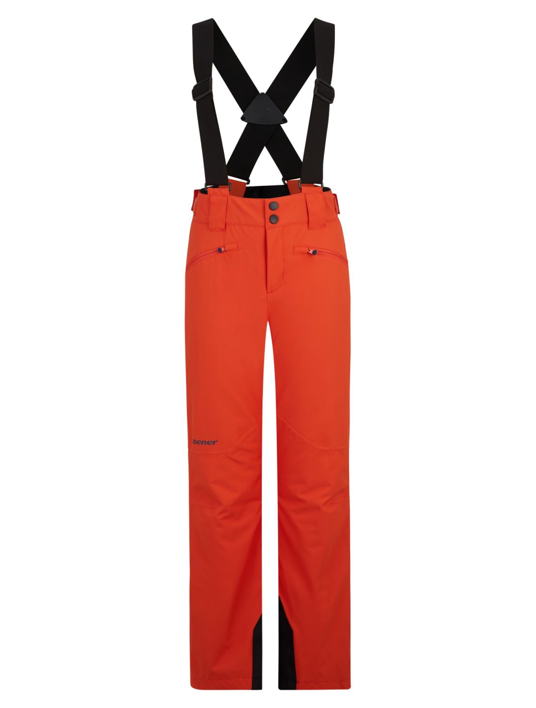 Ziener, Axi Junior pantalon de ski enfants Orange Pumpkin orange 