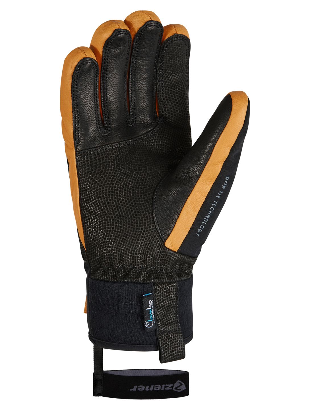 Ziener, Ganzenberg AS AW gants de ski hommes Black / Tan brun, noir 