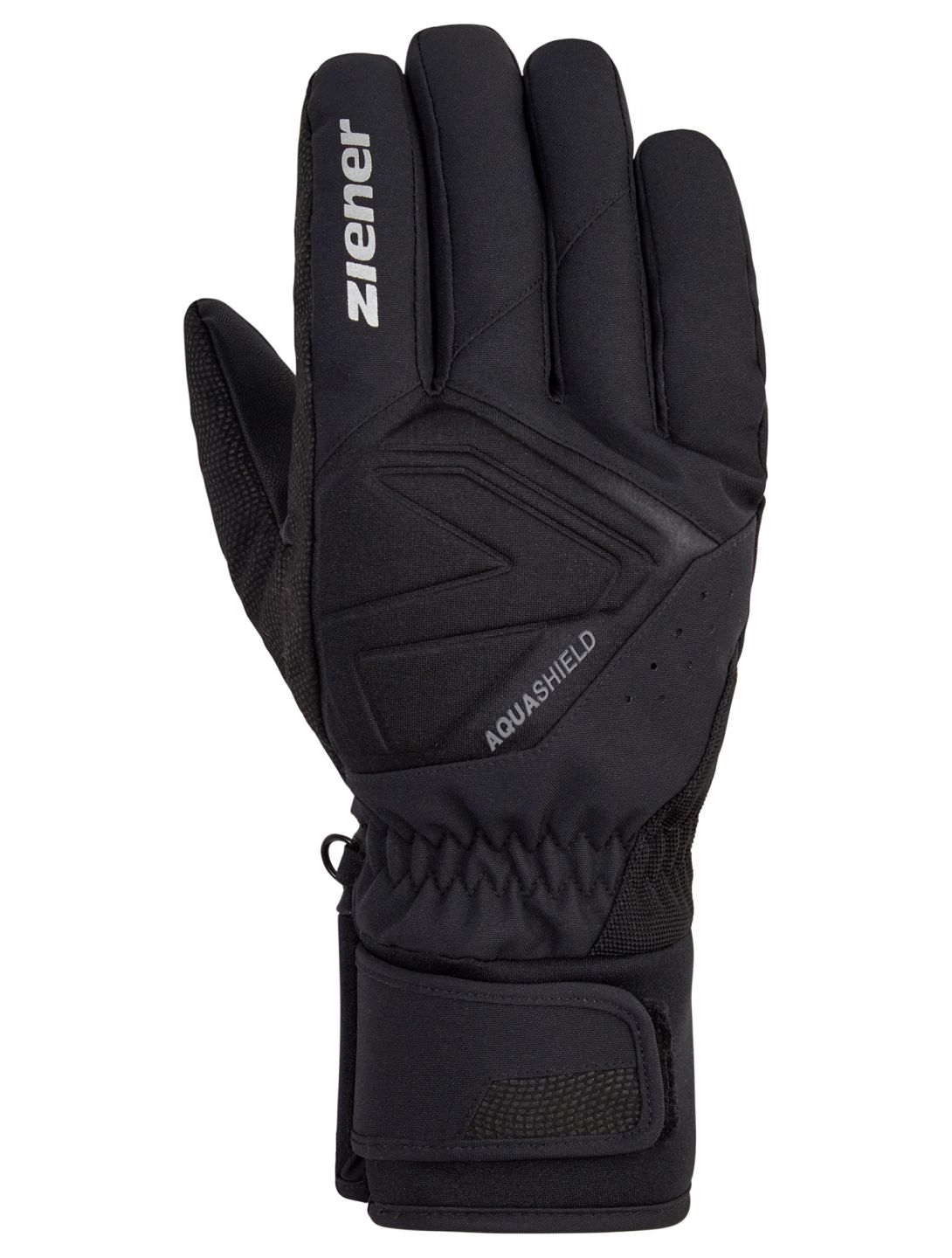 Ziener, Gatis AS® gants de ski hommes Black gris, noir 