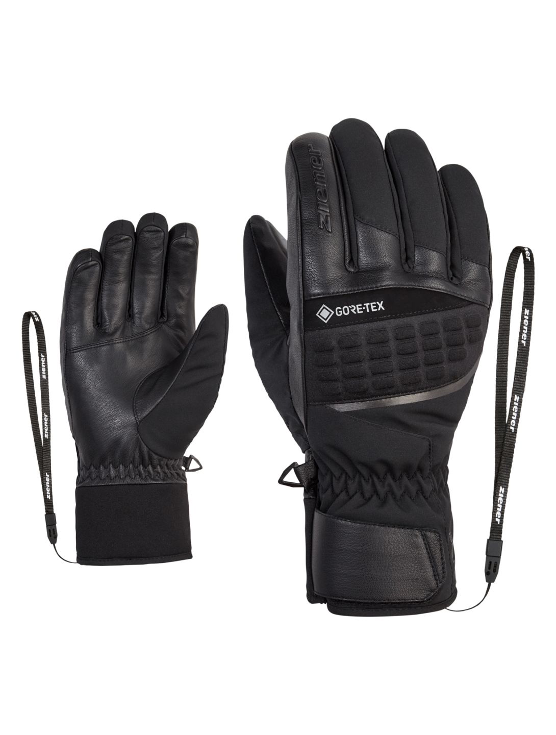 Ziener, Gesar GTX GL gants de ski hommes Black noir 