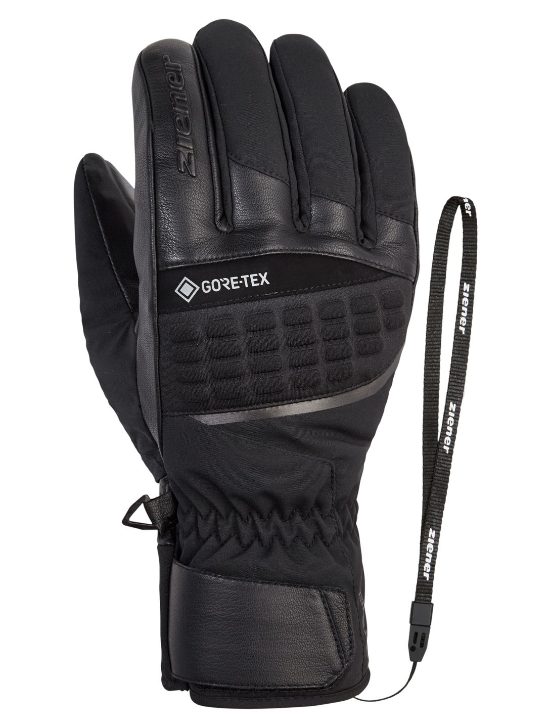 Ziener, Gesar GTX GL gants de ski hommes Black noir 