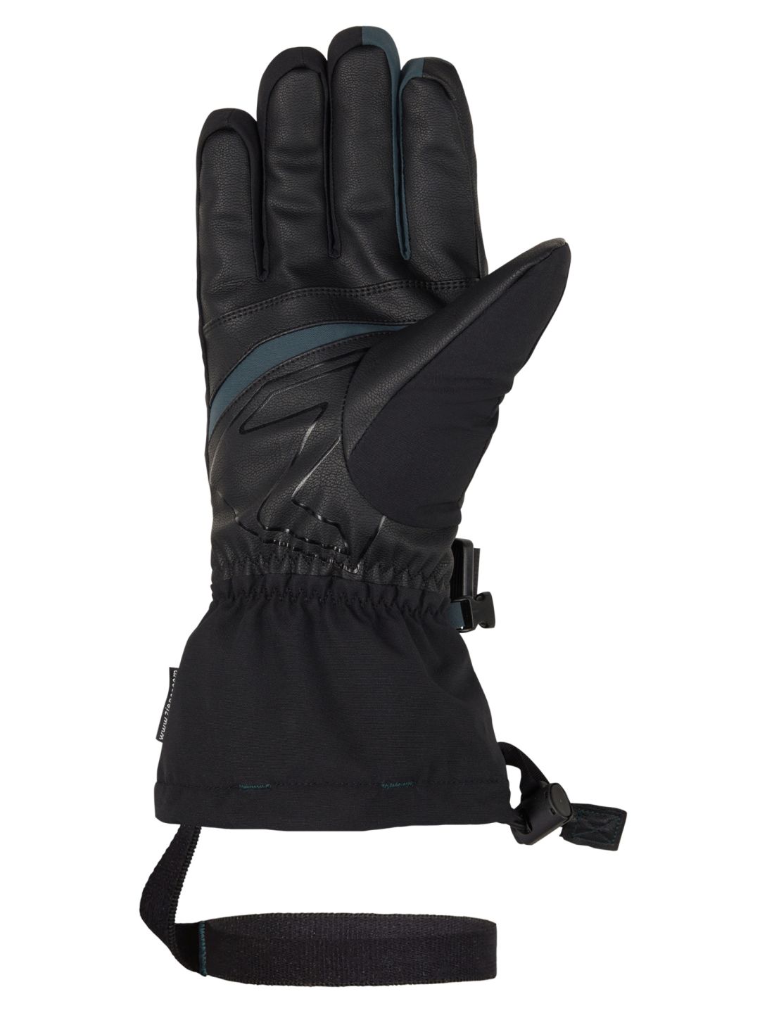 Ziener, Ghalion AS® gants de ski hommes Black Dark Jungle noir, vert 