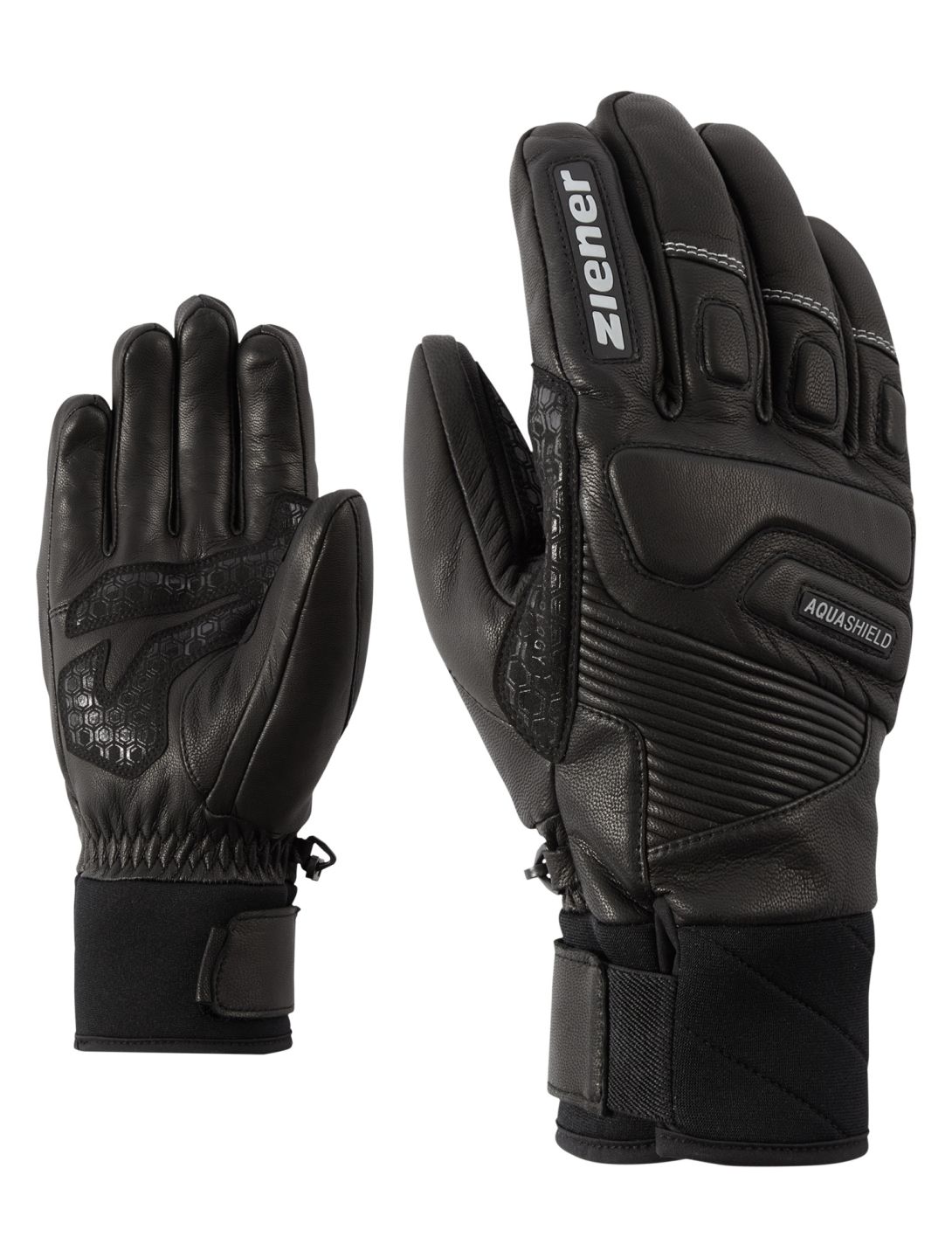 Ziener, Gisor AS gants de ski hommes Black noir 