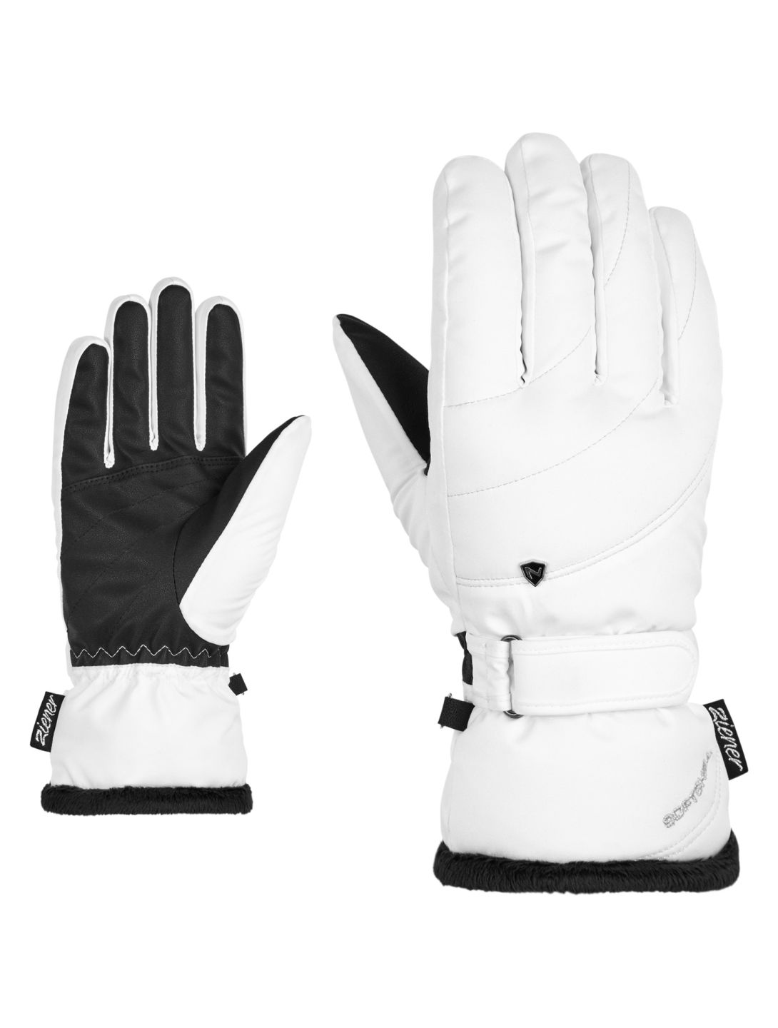 Ziener, Kahli PR Lady gants de ski femmes White blanc 