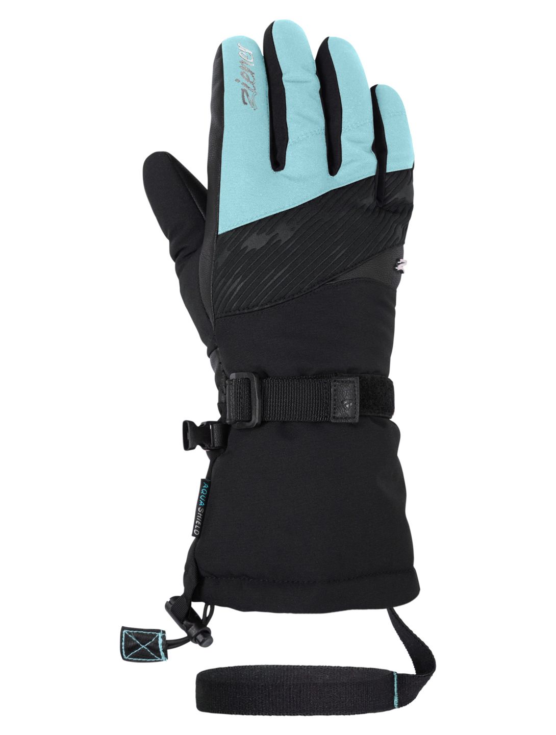 Ziener, Kalice AS® gants de ski femmes Black River Blue bleu 