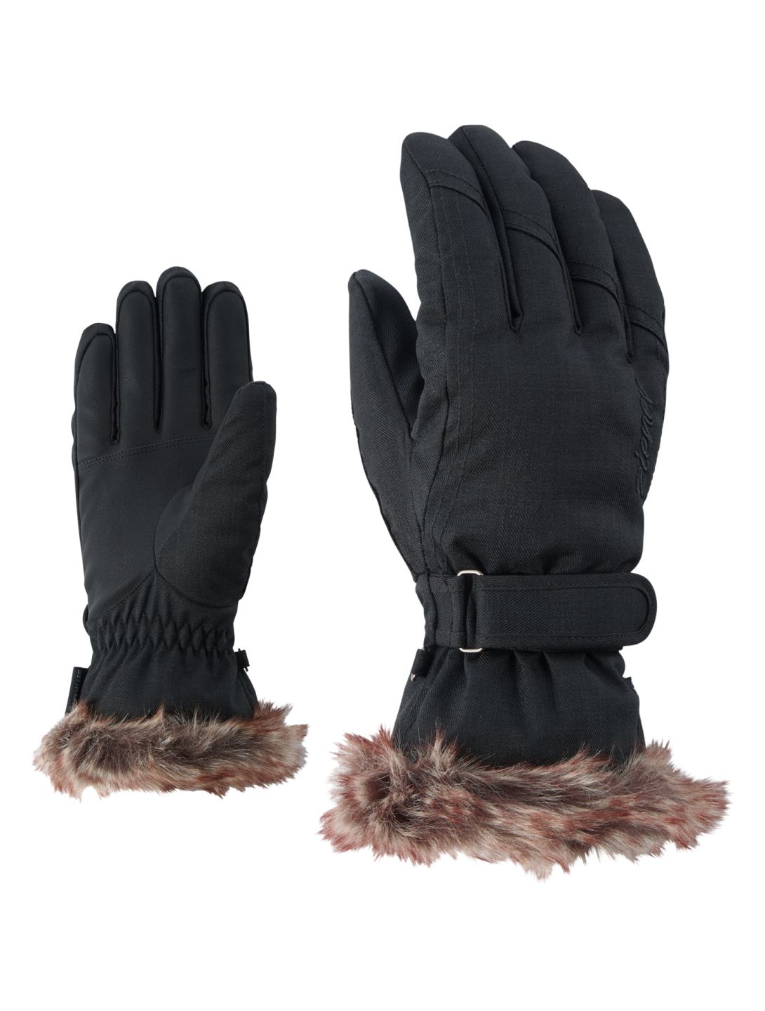 Ziener, Kim Lady gants de ski femmes Black-Stru noir 