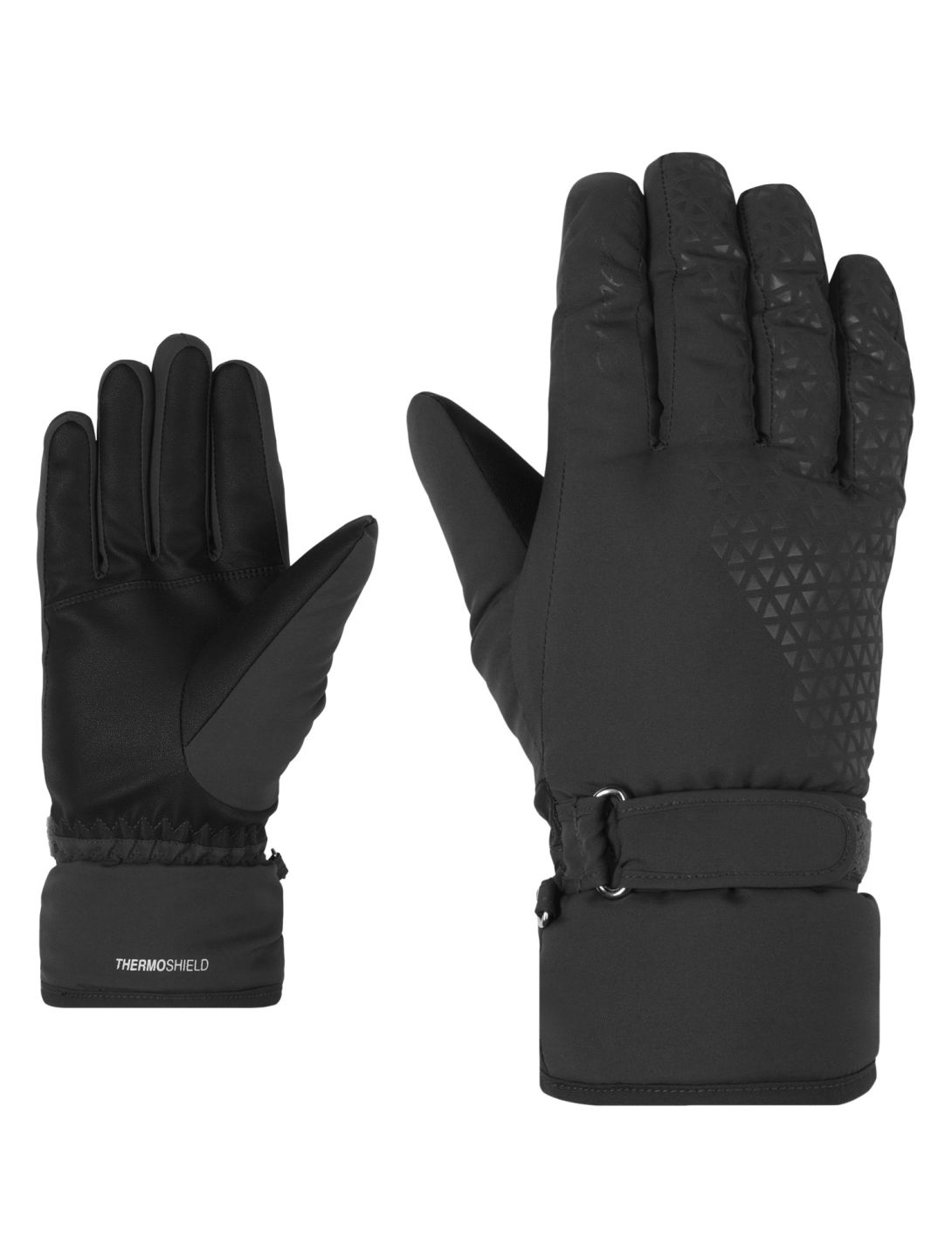 Ziener, Kisar AS® gants de ski femmes Black noir 