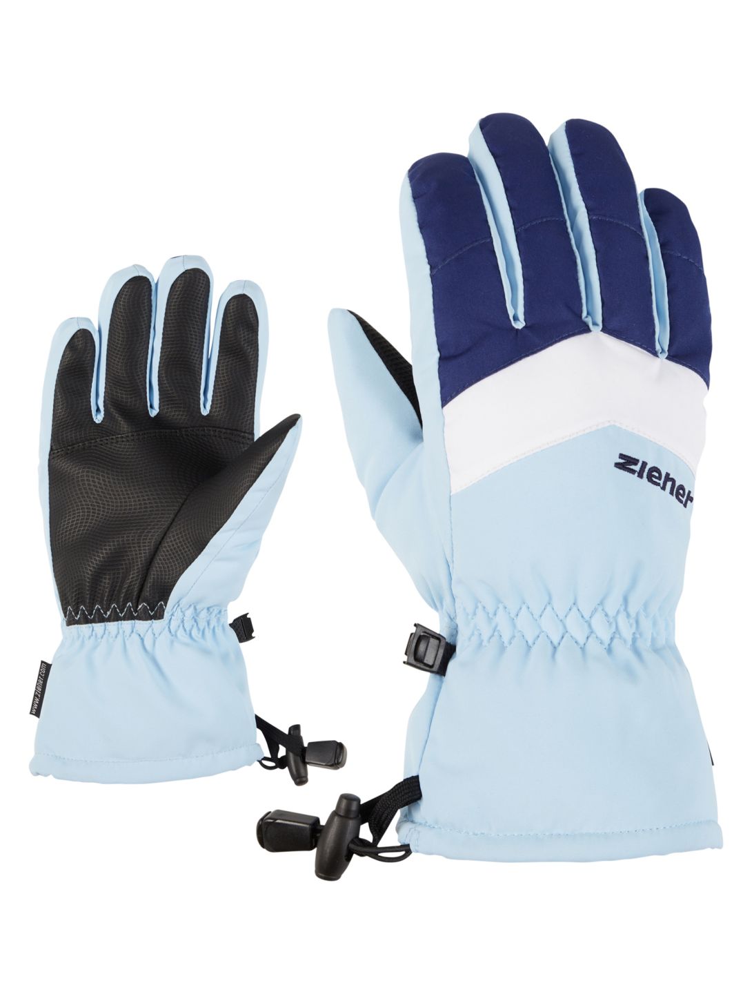 Ziener, Lett AS® Junior gants de ski enfants Arctic Sky bleu 