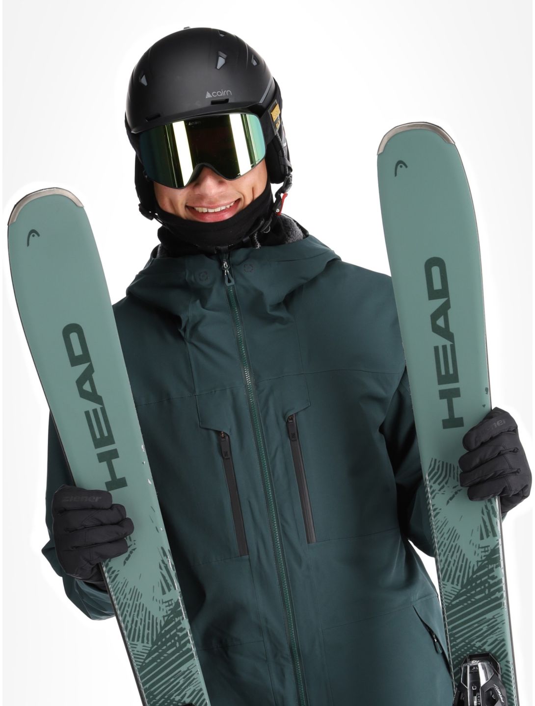 Ziener, Reyk veste de ski hommes Dark Jungle vert 