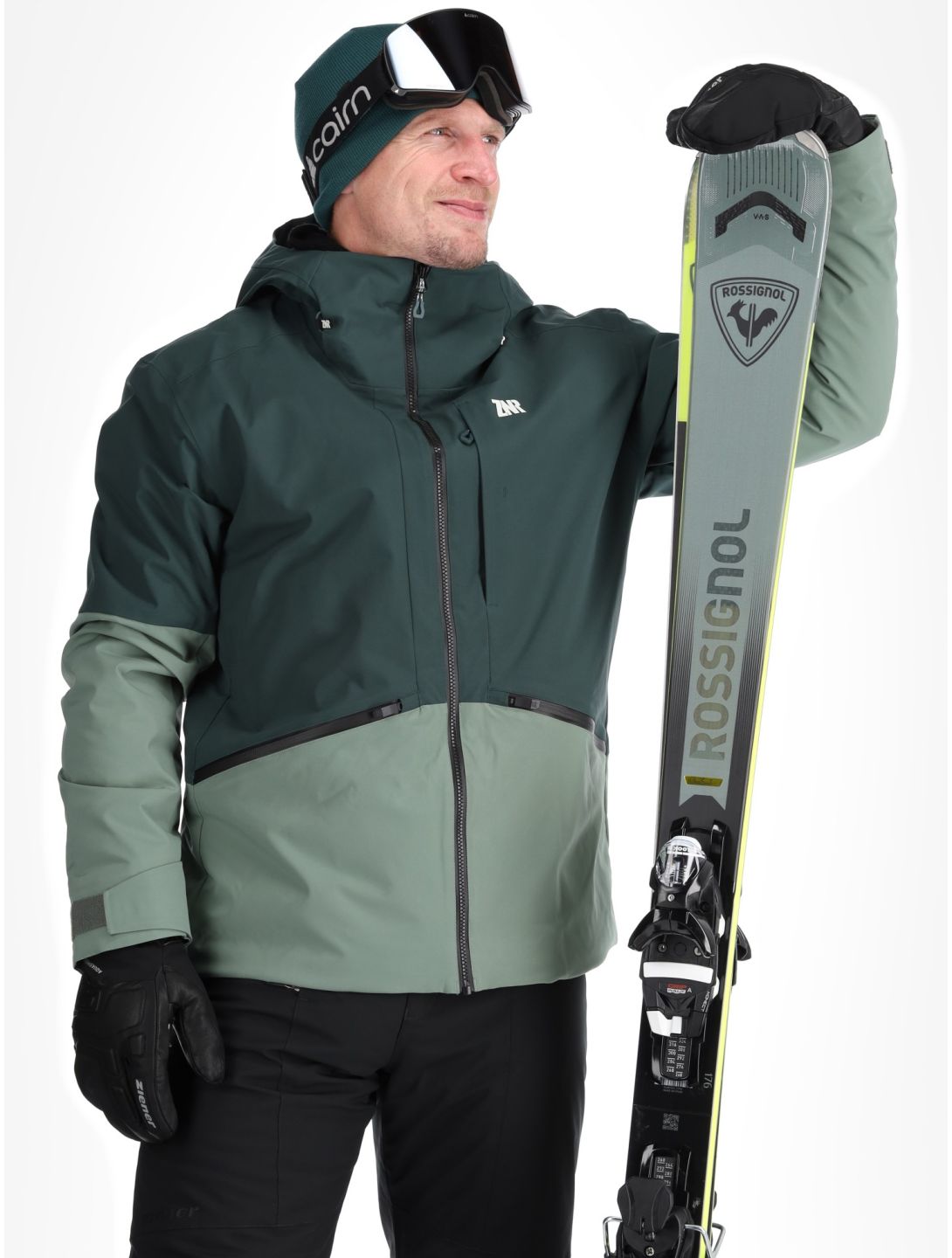 Ziener, Rikard veste de ski hommes Dark Jungle vert 