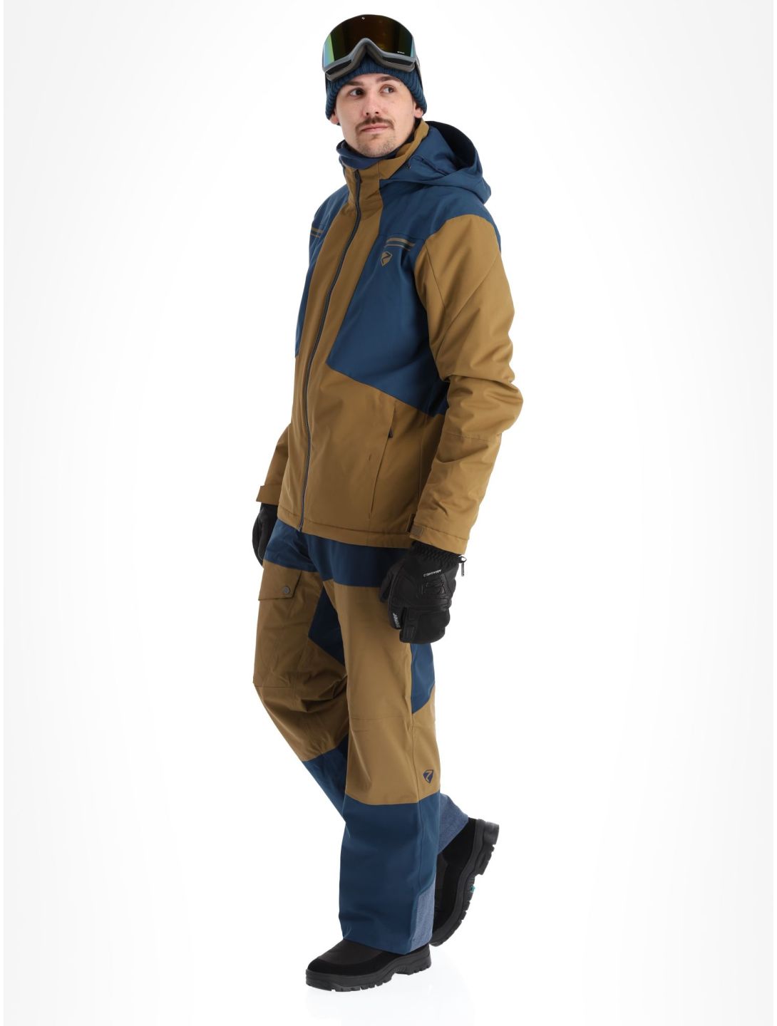 Ziener, Tafar veste de ski hommes Walnut Dob brun 