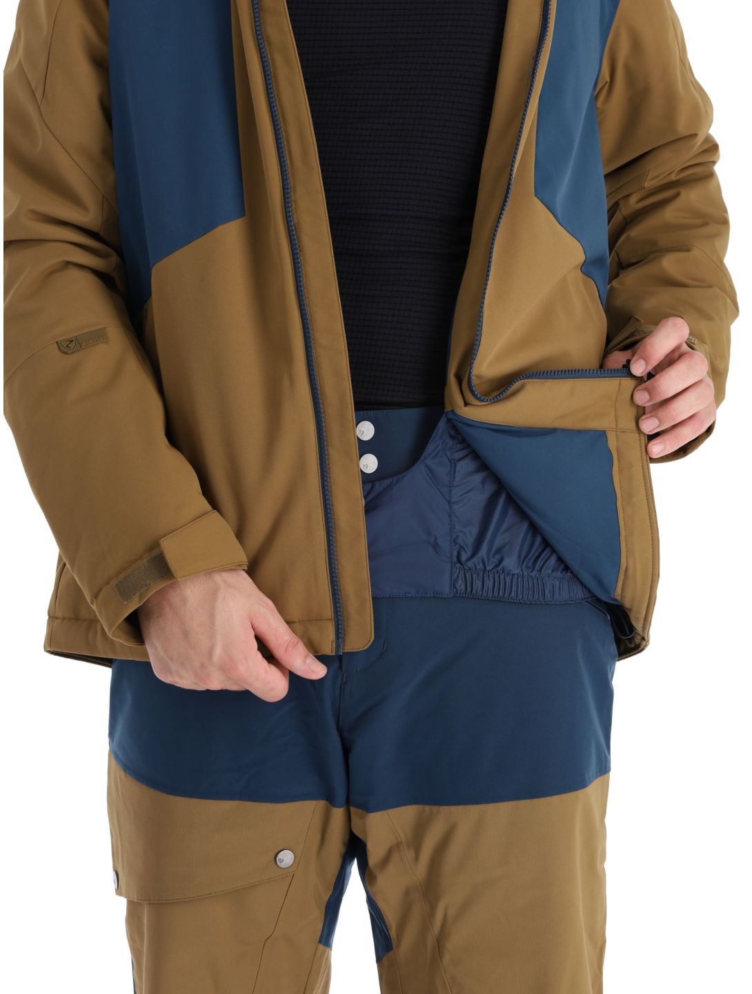 Ziener, Tafar veste de ski hommes Walnut Dob brun 