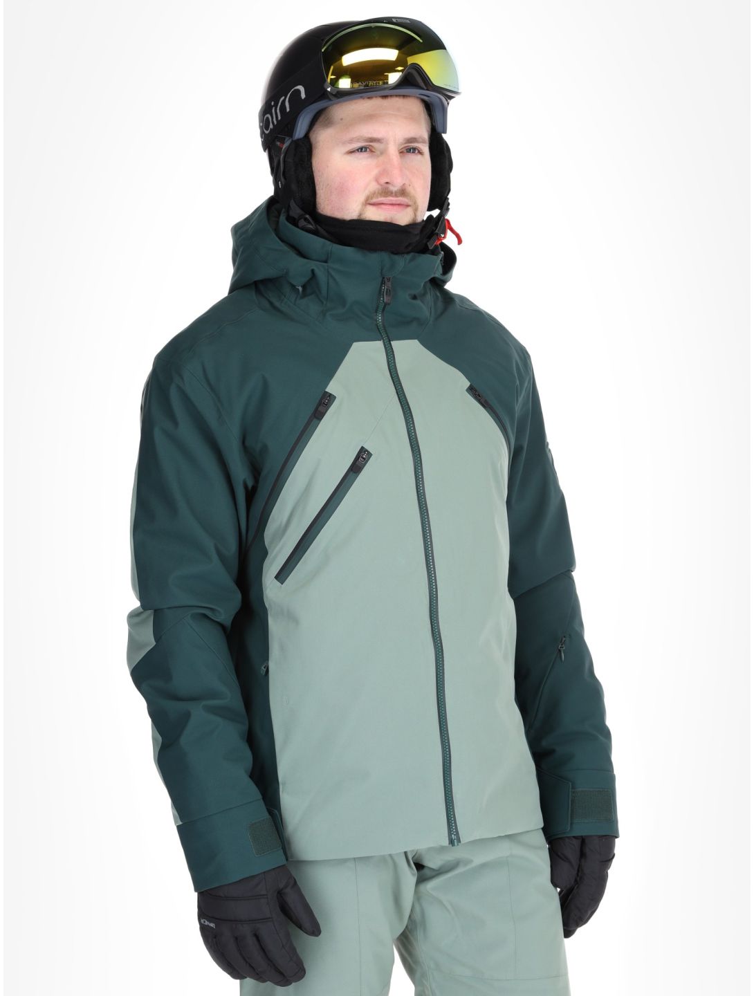 Ziener, Tarago veste de ski hommes Green Mud vert 