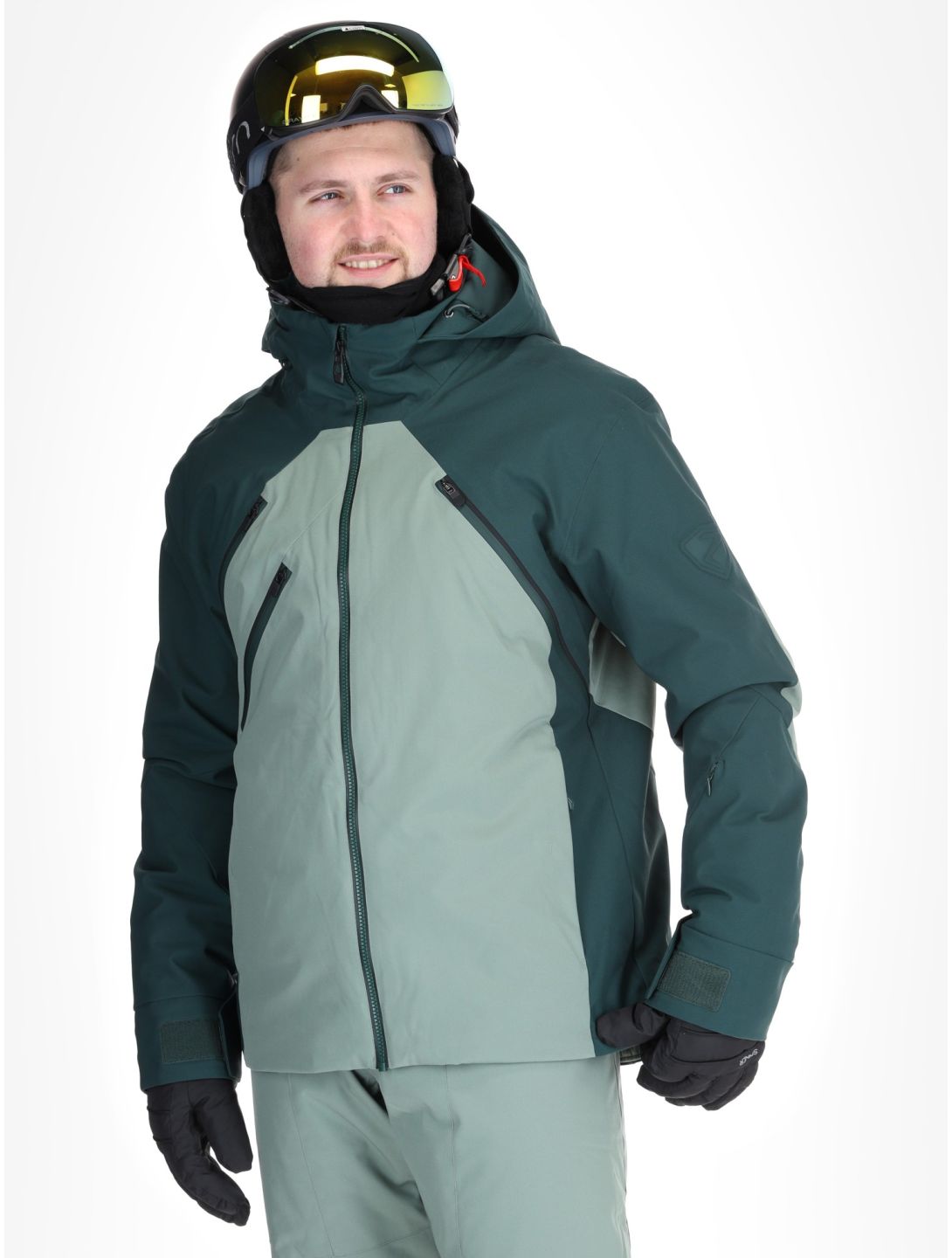 Ziener, Tarago veste de ski hommes Green Mud vert 