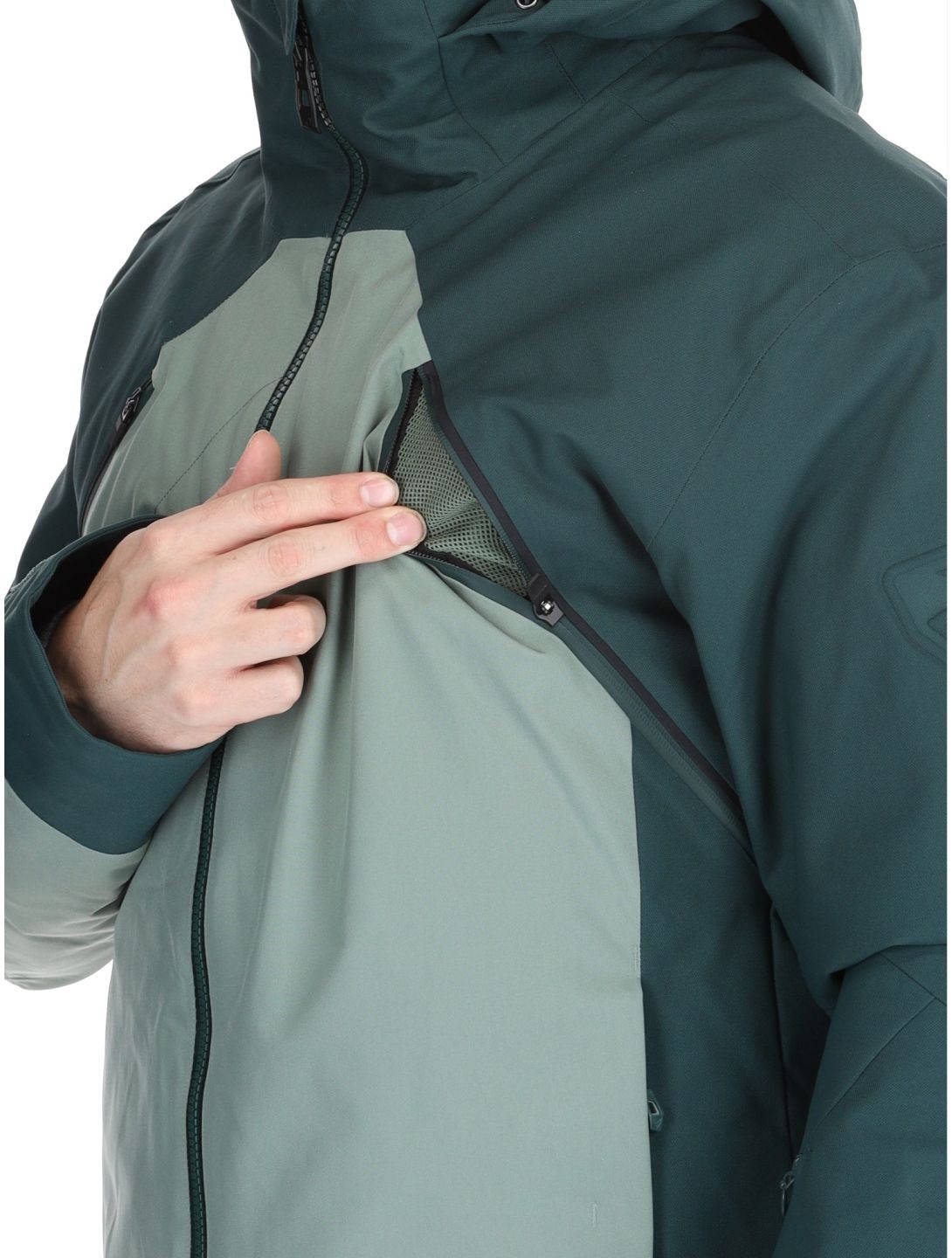 Ziener, Tarago veste de ski hommes Green Mud vert 