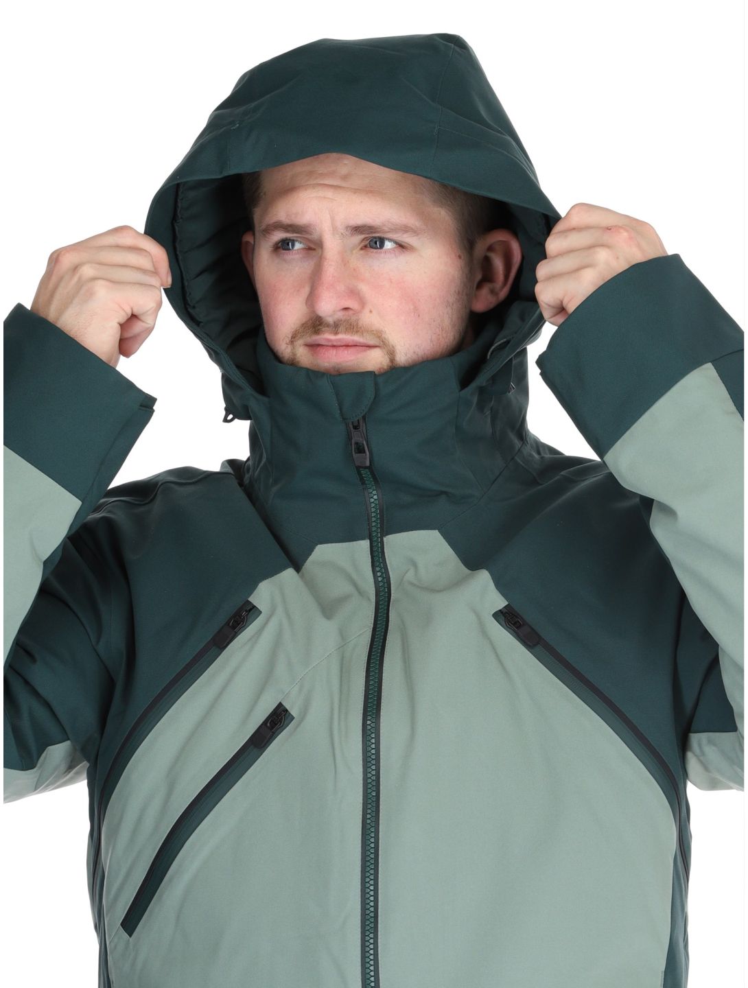 Ziener, Tarago veste de ski hommes Green Mud vert 