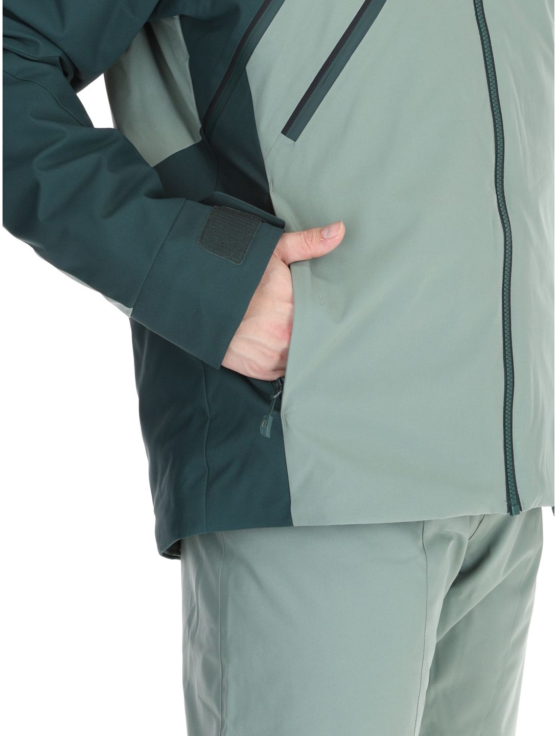 Ziener, Tarago veste de ski hommes Green Mud vert 