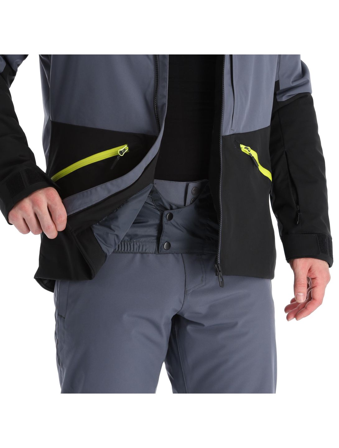 Ziener, Tarpu veste de ski hommes ombre gris 