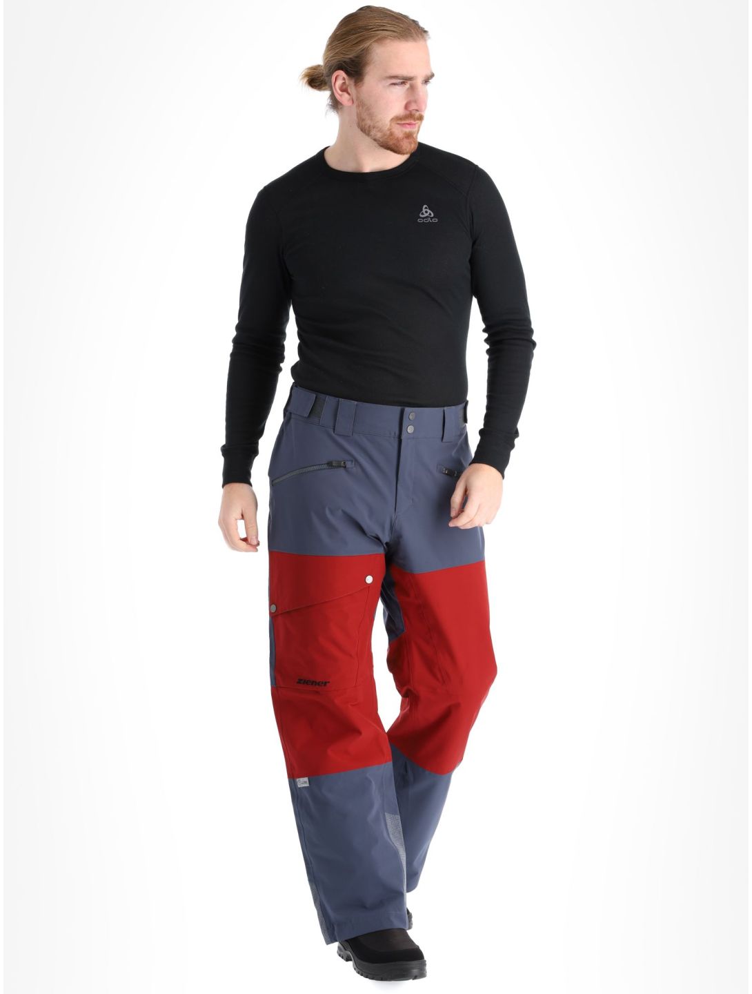 Ziener, Tiffin pantalon de ski hommes Ombre gris 