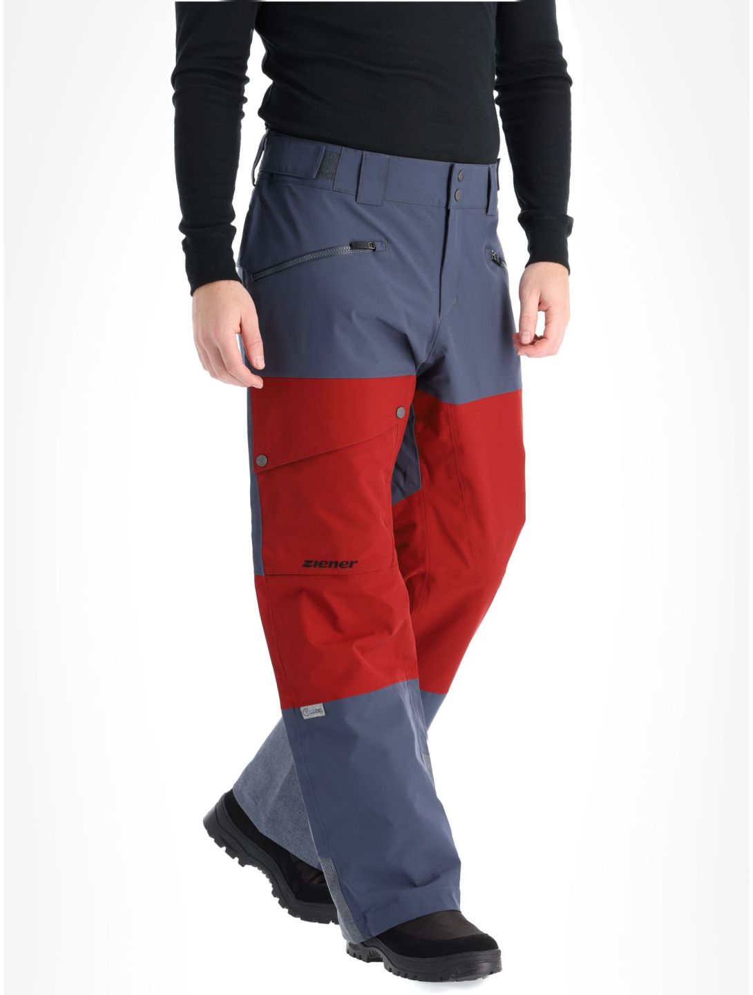 Ziener, Tiffin pantalon de ski hommes Ombre gris 