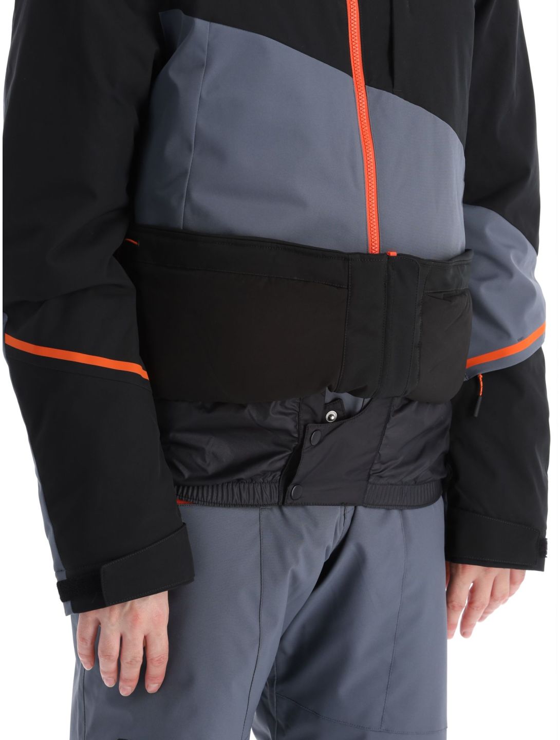 Ziener, Timpa veste de ski hommes Ombre gris, noir 