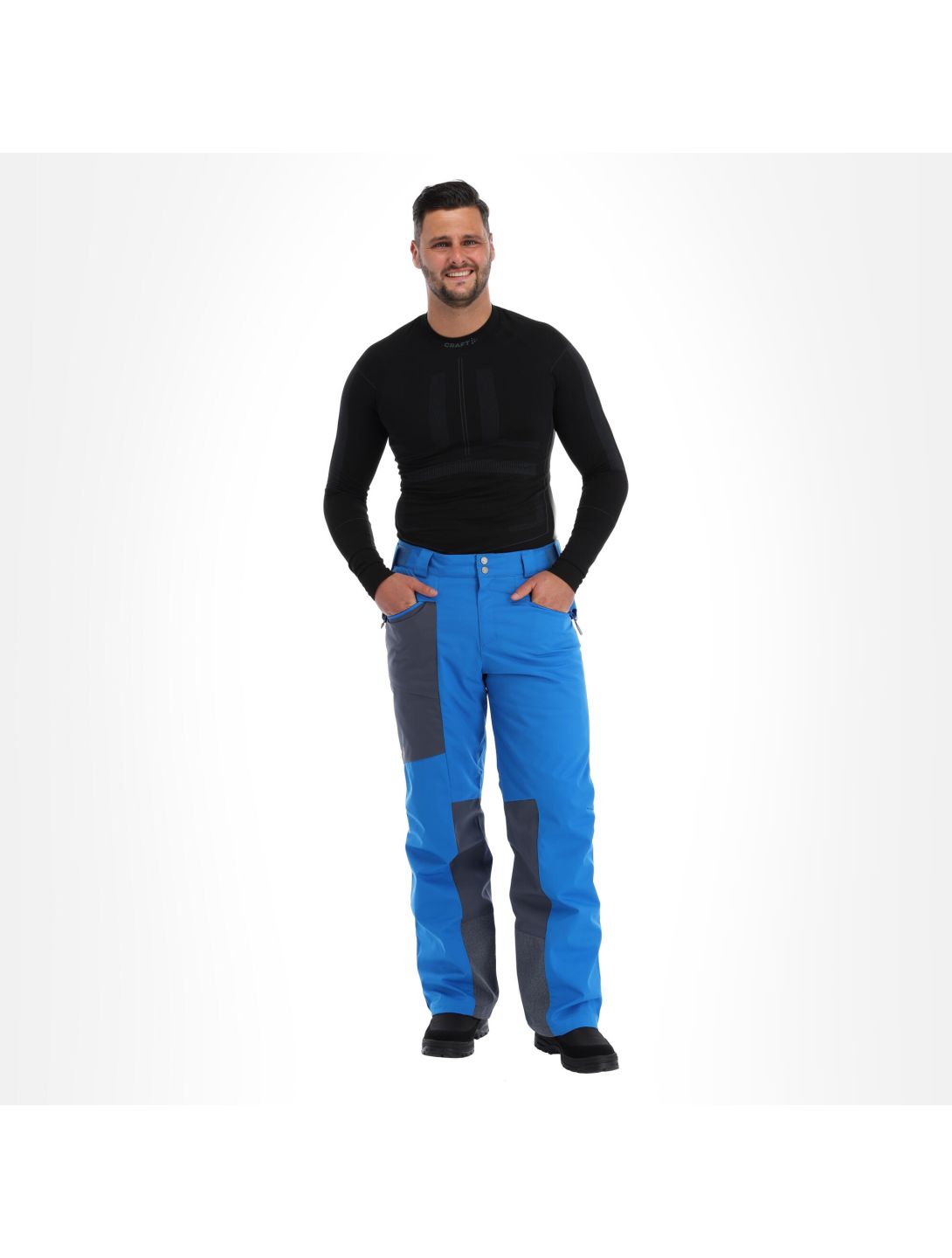 Ziener, Titov pantalon de ski hommes persian bleu 